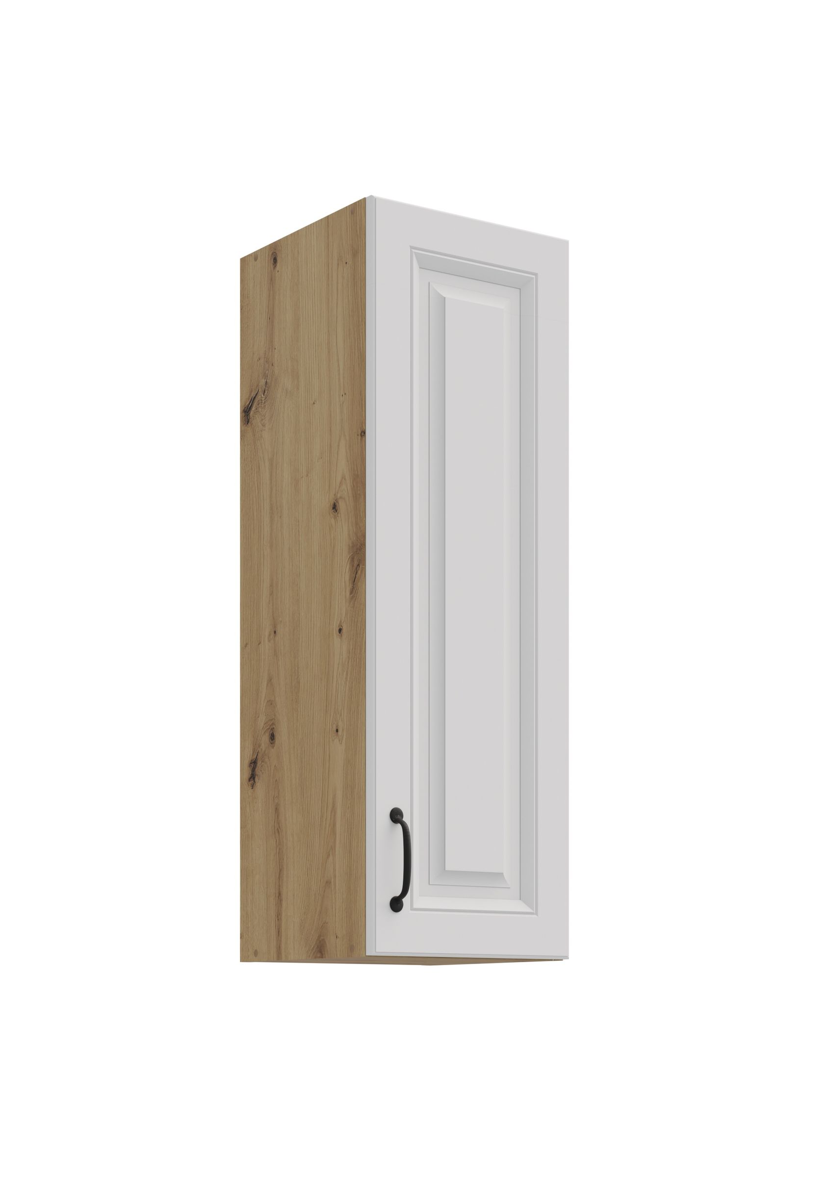 H&auml;ngeschrank 30 cm Stilo Wei&szlig; K&uuml;chenzeile K&uuml;chenblock K&uuml;che Landhaus H&ouml;he 90 cm 
