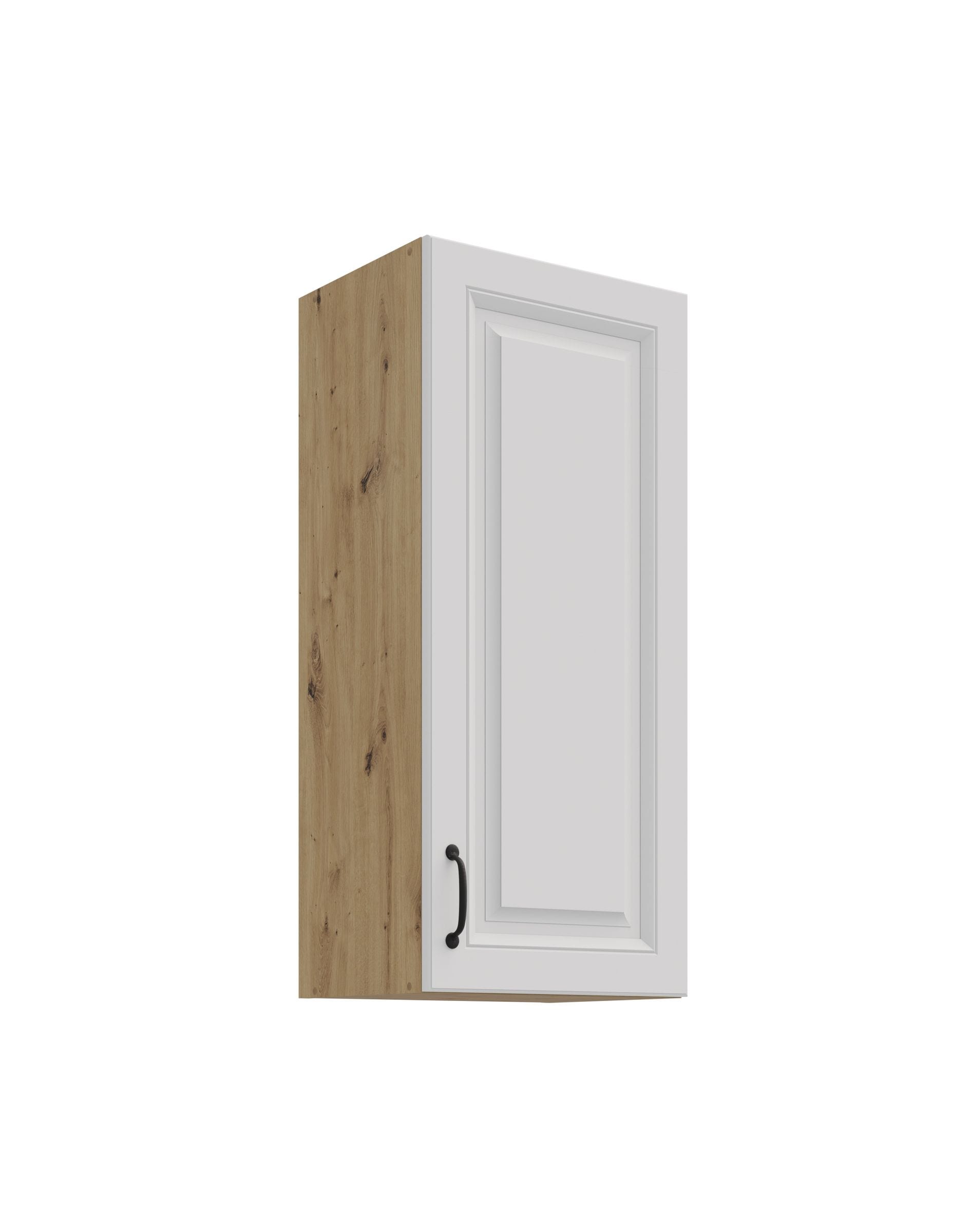 H&auml;ngeschrank 40 cm Stilo Wei&szlig; K&uuml;chenzeile K&uuml;chenblock K&uuml;che Landhaus H&ouml;he 90 cm 