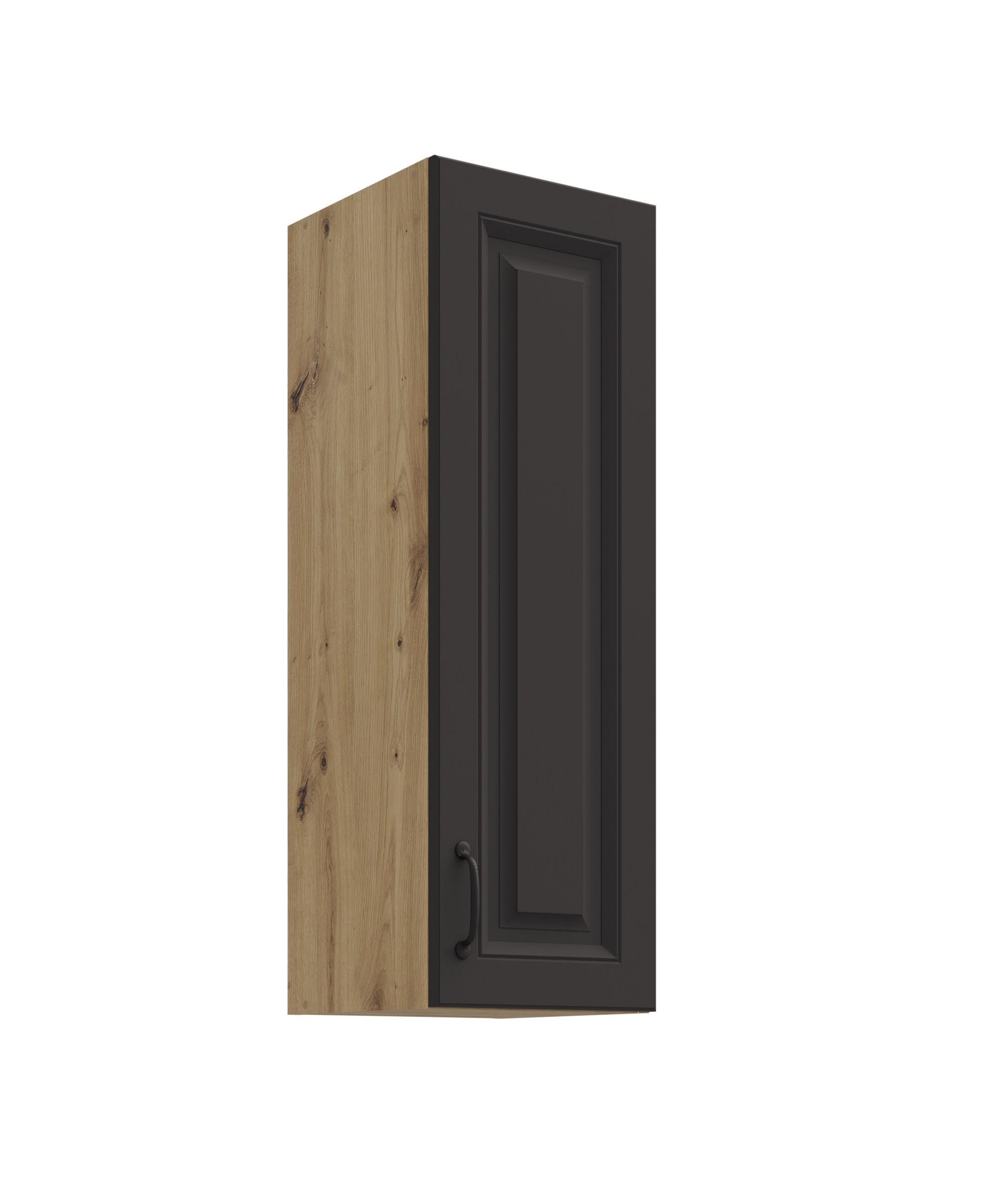 H&auml;ngeschrank 30 cm Stilo Grau K&uuml;chenzeile K&uuml;chenblock K&uuml;che Landhaus H&ouml;he 90 cm 