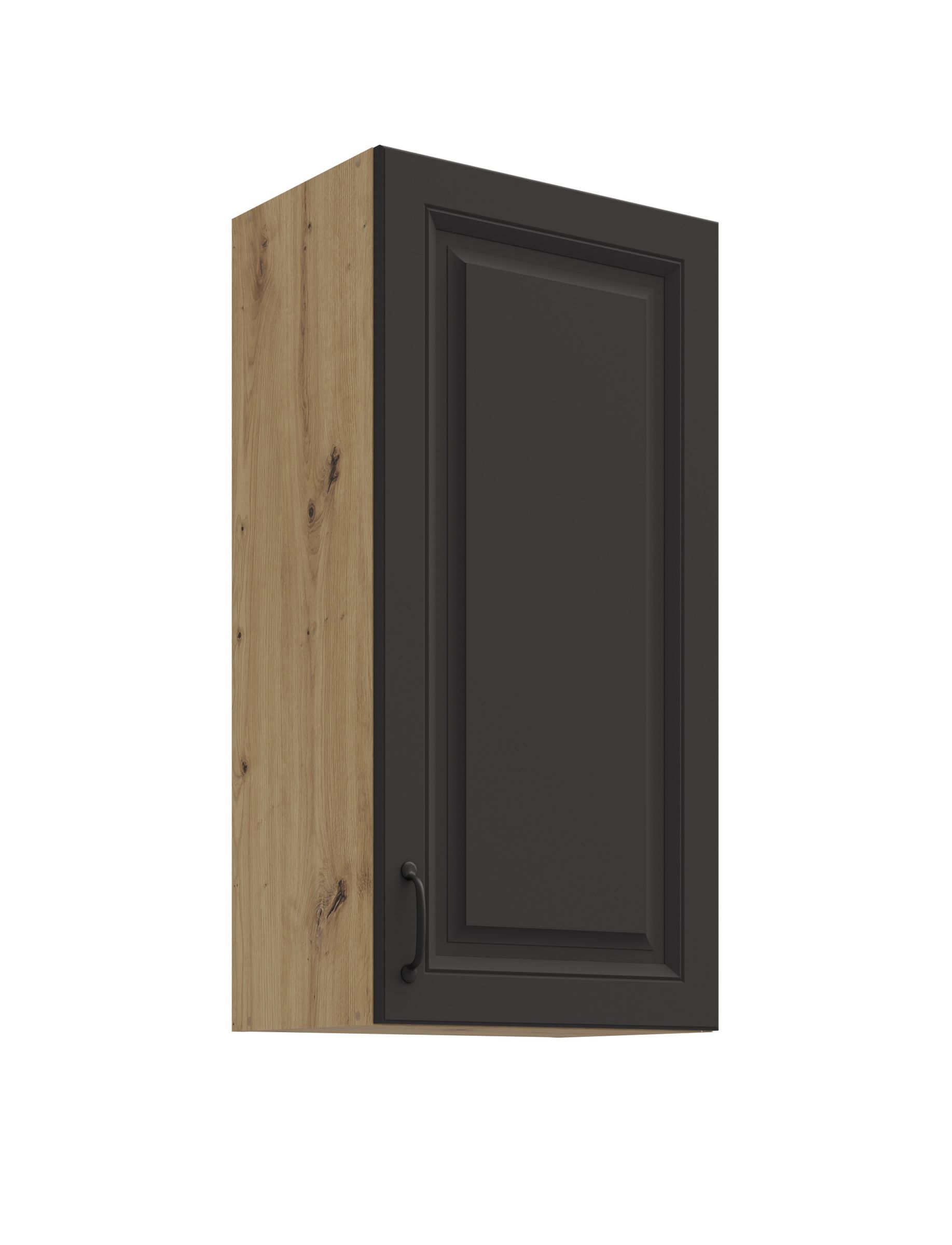 H&auml;ngeschrank 45 cm Stilo Grau K&uuml;chenzeile K&uuml;chenblock K&uuml;che Landhaus H&ouml;he 90 cm 