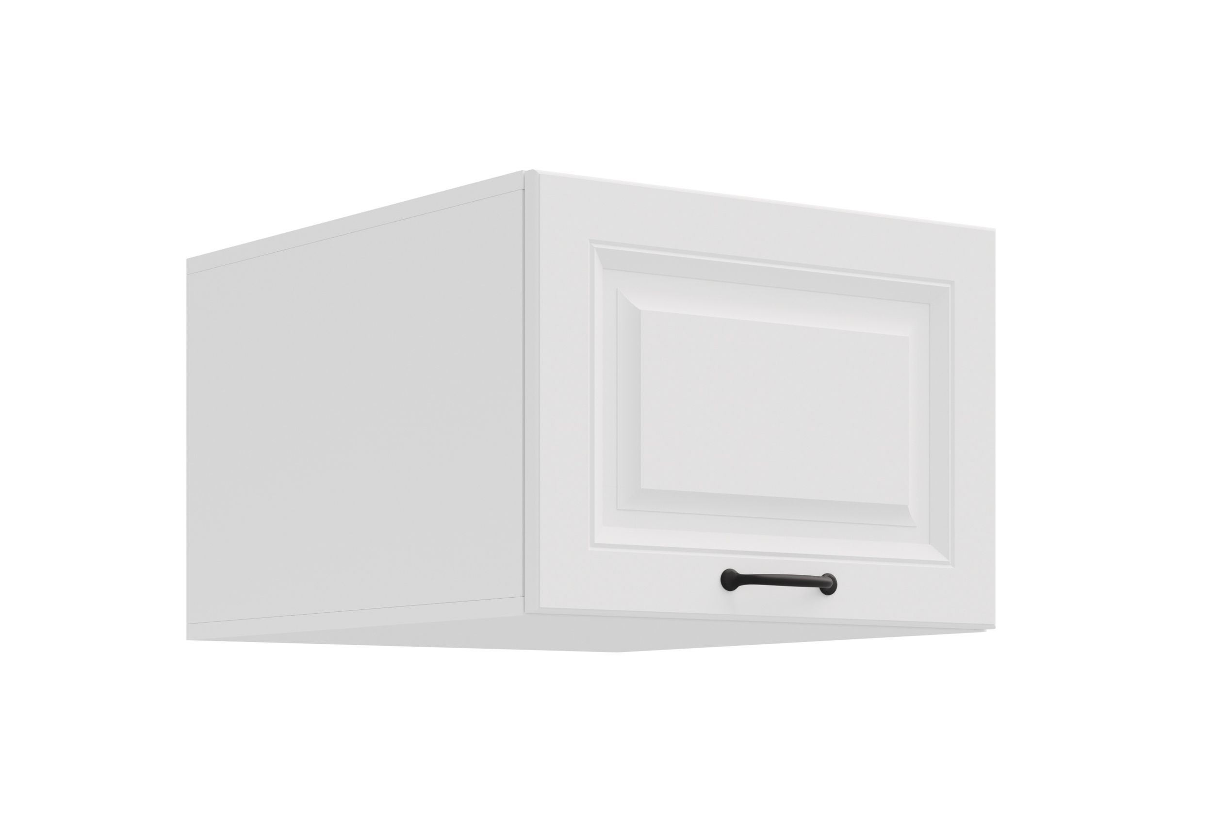 Aufsatzschrank Hochschrank 50 cm STILO Weiss K&uuml;chenzeile K&uuml;chenblock K&uuml;che 