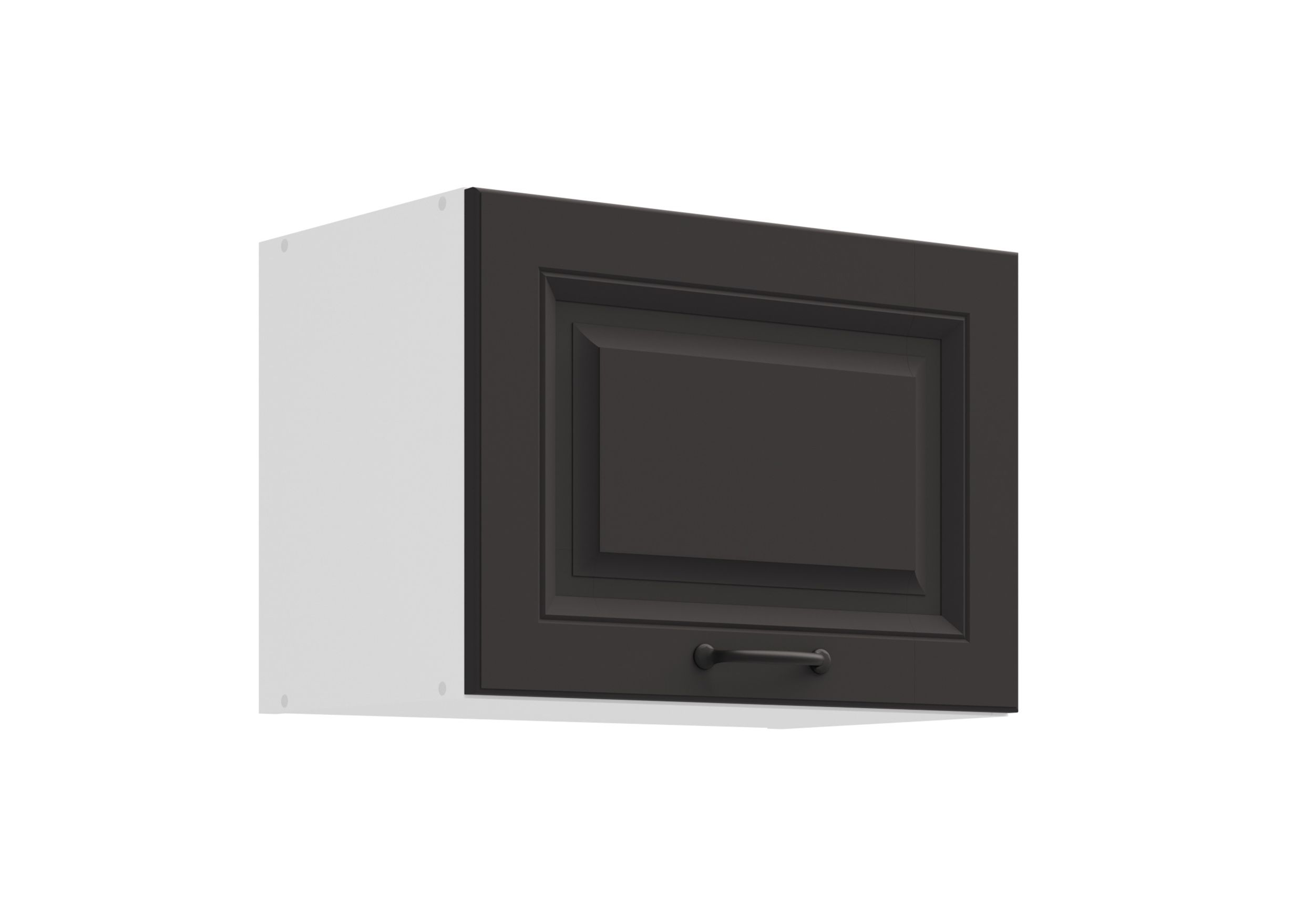 Aufsatzschrank Hochschrank 50 cm STILO Grau K&uuml;chenzeile K&uuml;chenblock K&uuml;che 