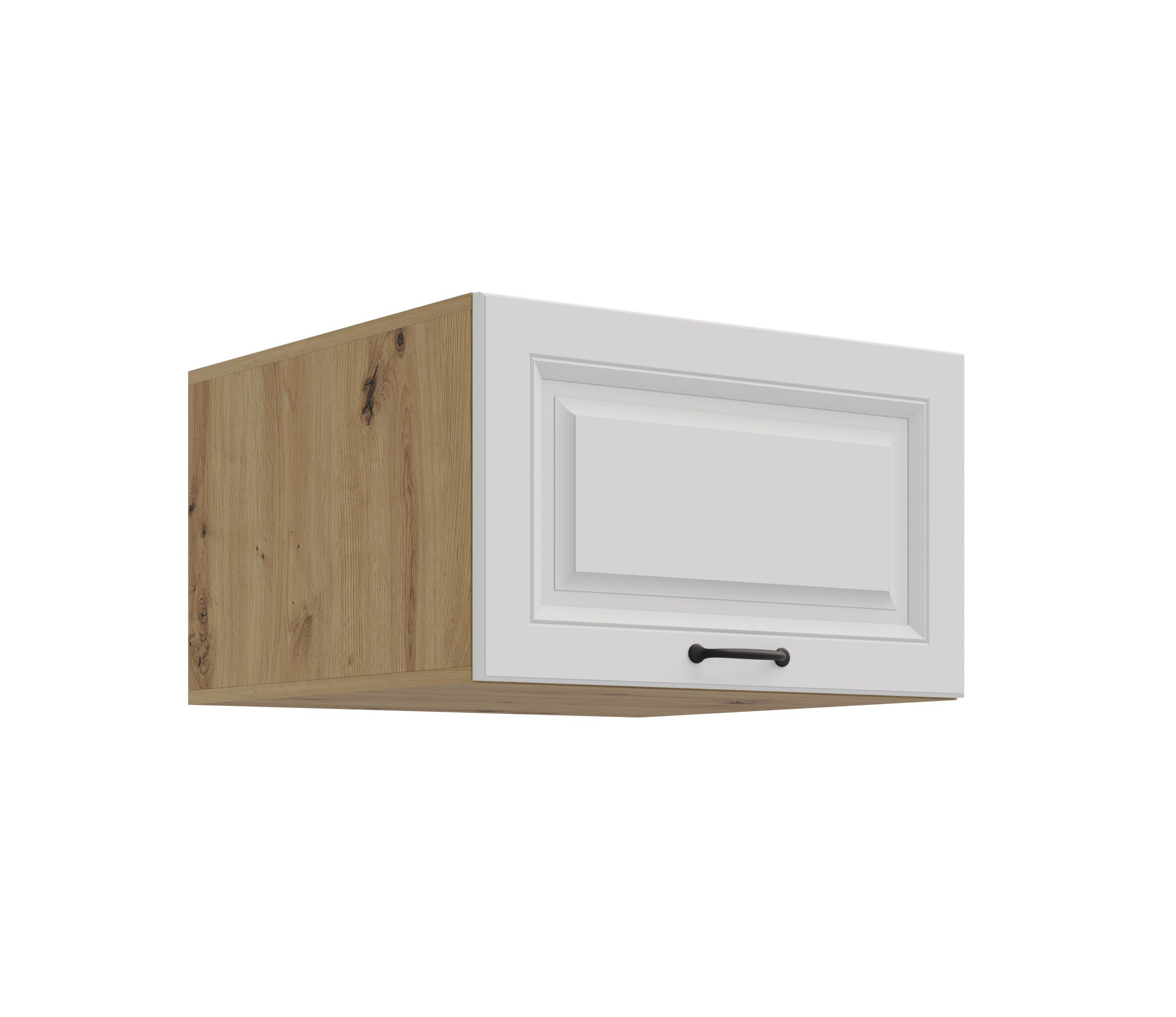 Aufsatzschrank Hochschrank 60 cm STILO Weiss K&uuml;chenzeile K&uuml;chenblock K&uuml;che 