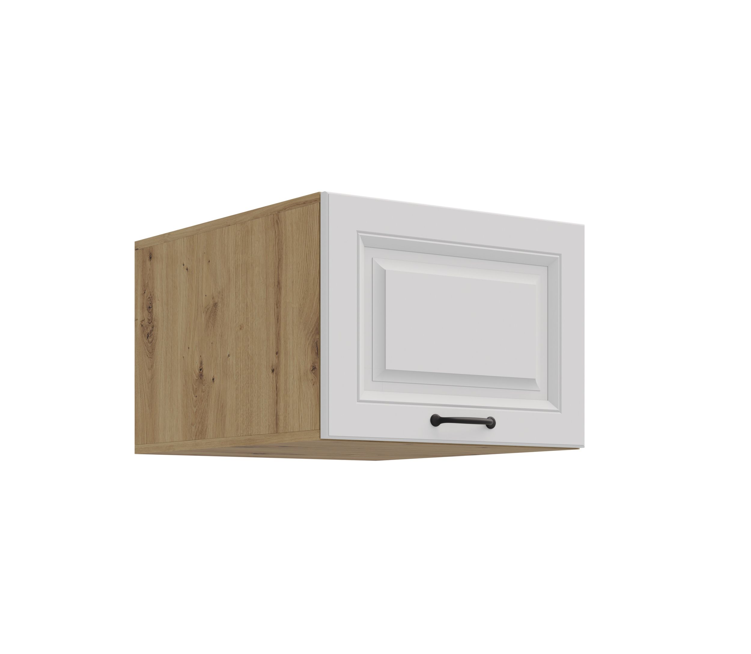 Aufsatzschrank Hochschrank 50 cm STILO Weiss K&uuml;chenzeile K&uuml;chenblock K&uuml;che 