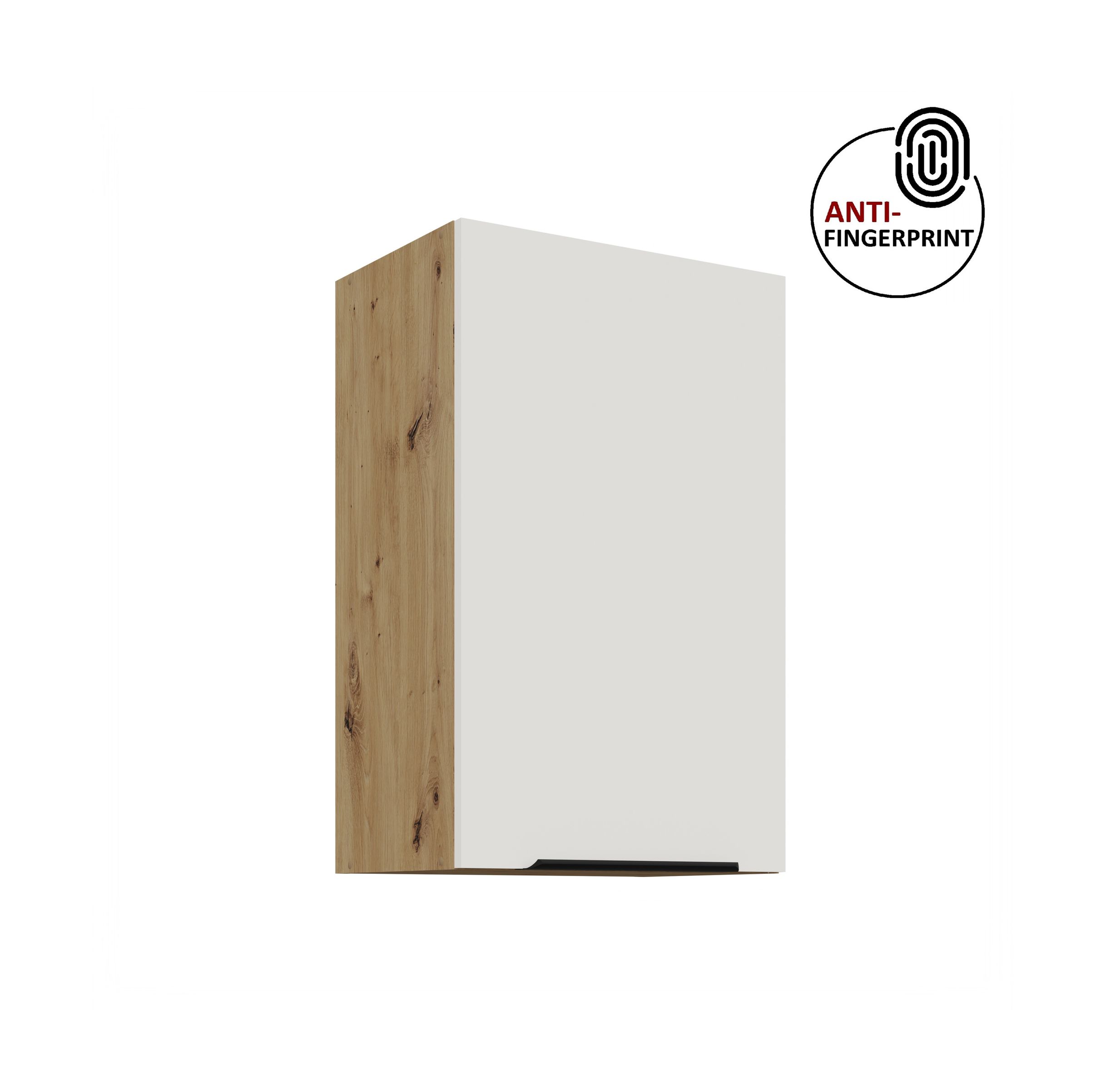 K&uuml;chen H&auml;ngeschrank 45 K&uuml;che ARIA Weiss K&uuml;chenzeile K&uuml;chenblock Anti Fingerprint 