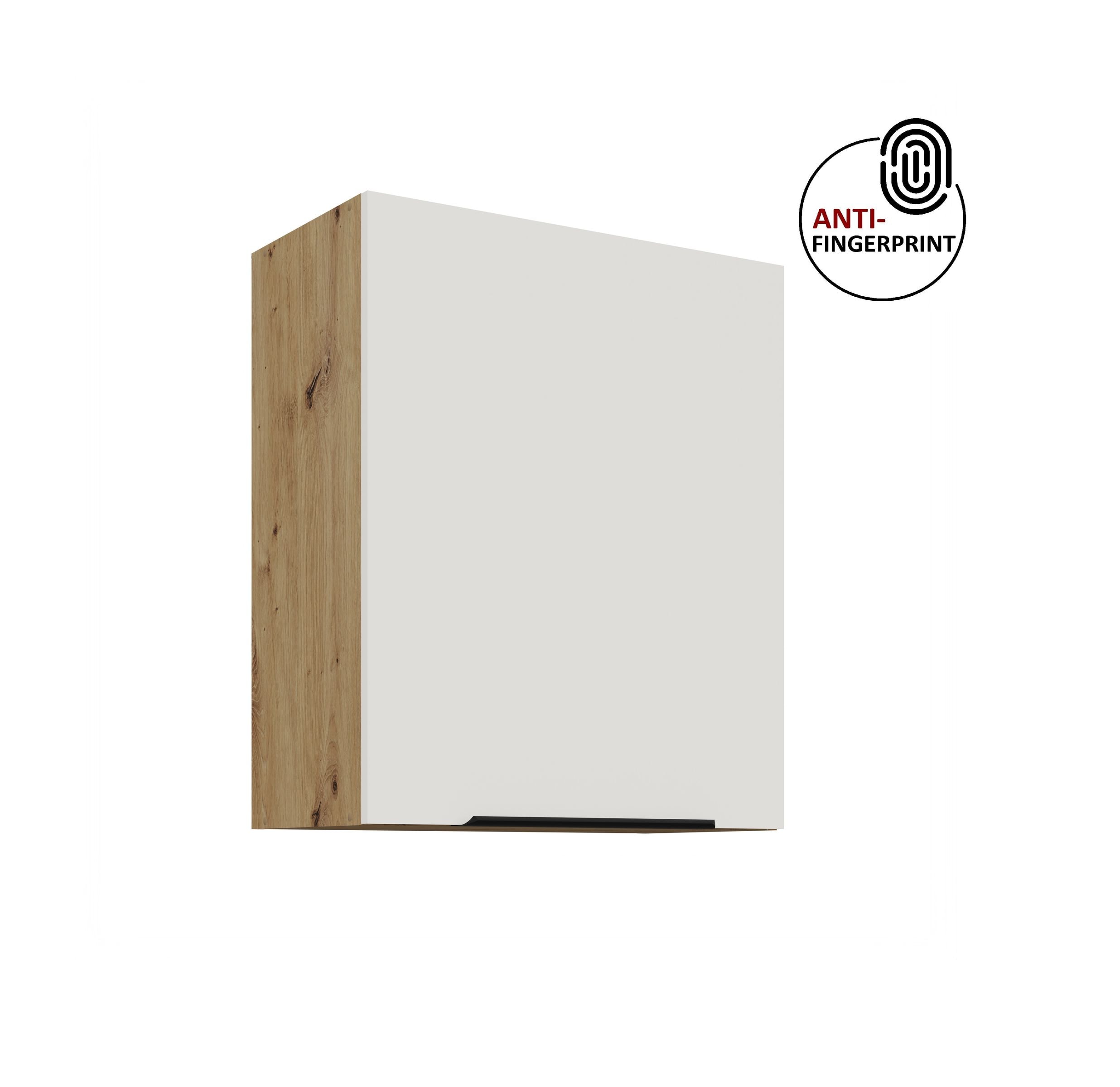 K&uuml;chen H&auml;ngeschrank 60 K&uuml;che ARIA Weiss K&uuml;chenzeile K&uuml;chenblock Anti Fingerprint 