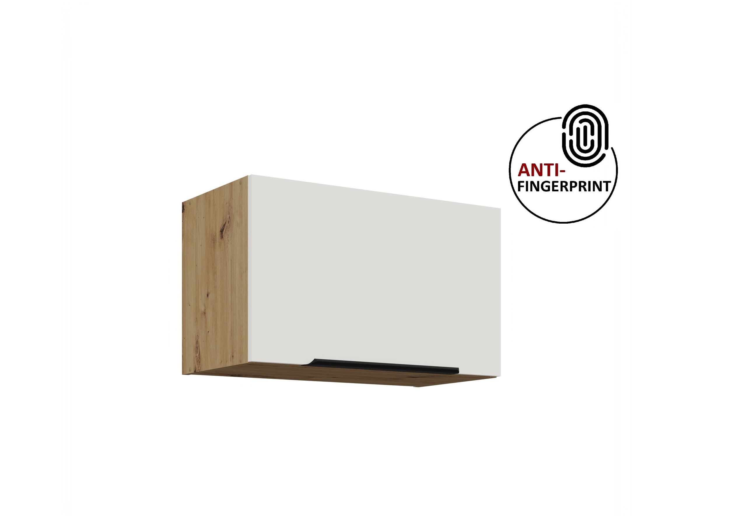 K&uuml;chen H&auml;ngeschrank 60 K&uuml;che ARIA Weiss K&uuml;chenzeile K&uuml;chenblock Anti Fingerprint 