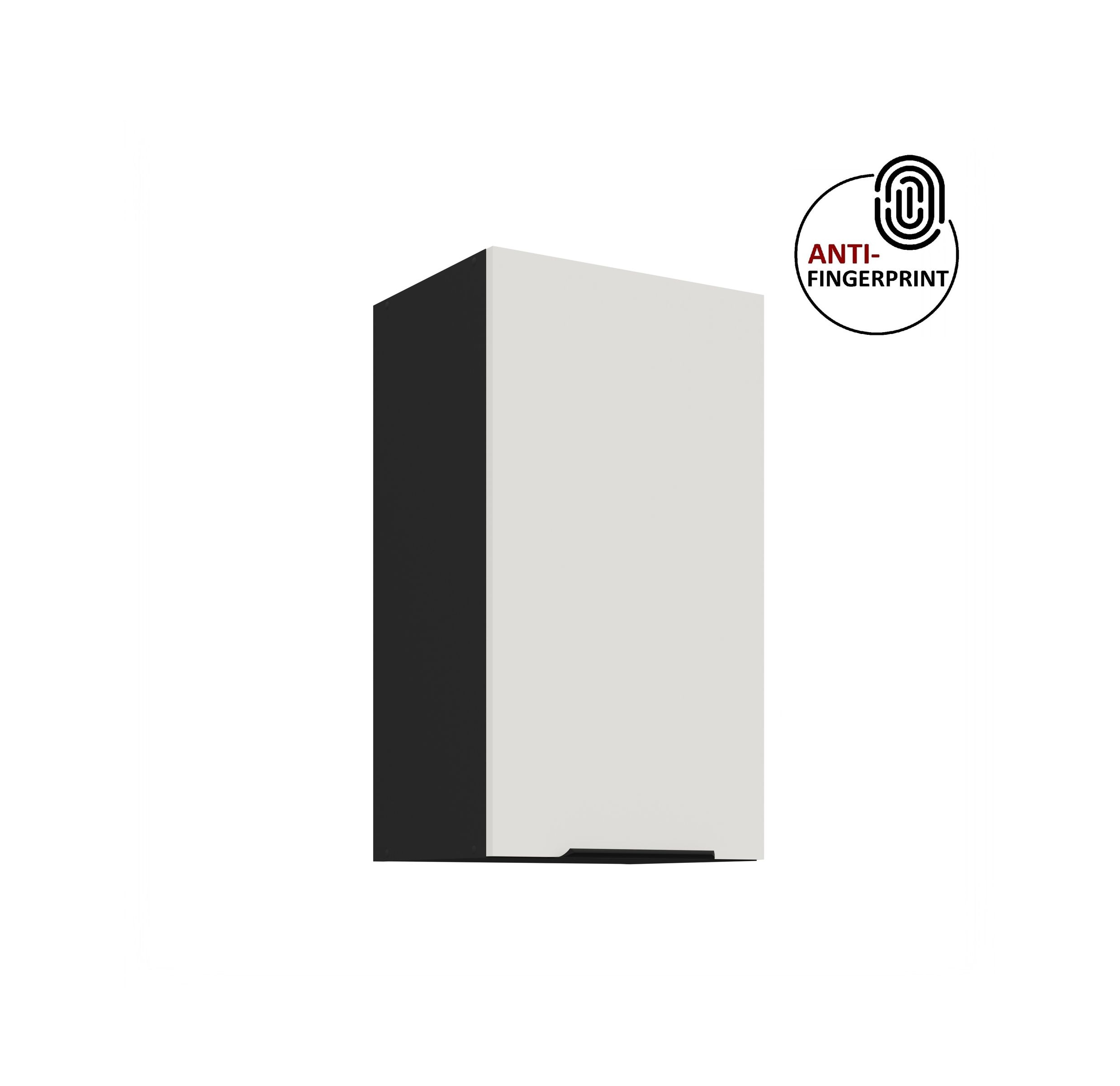 K&uuml;chen H&auml;ngeschrank 40 K&uuml;che ARIA Weiss K&uuml;chenzeile K&uuml;chenblock Anti Fingerprint 