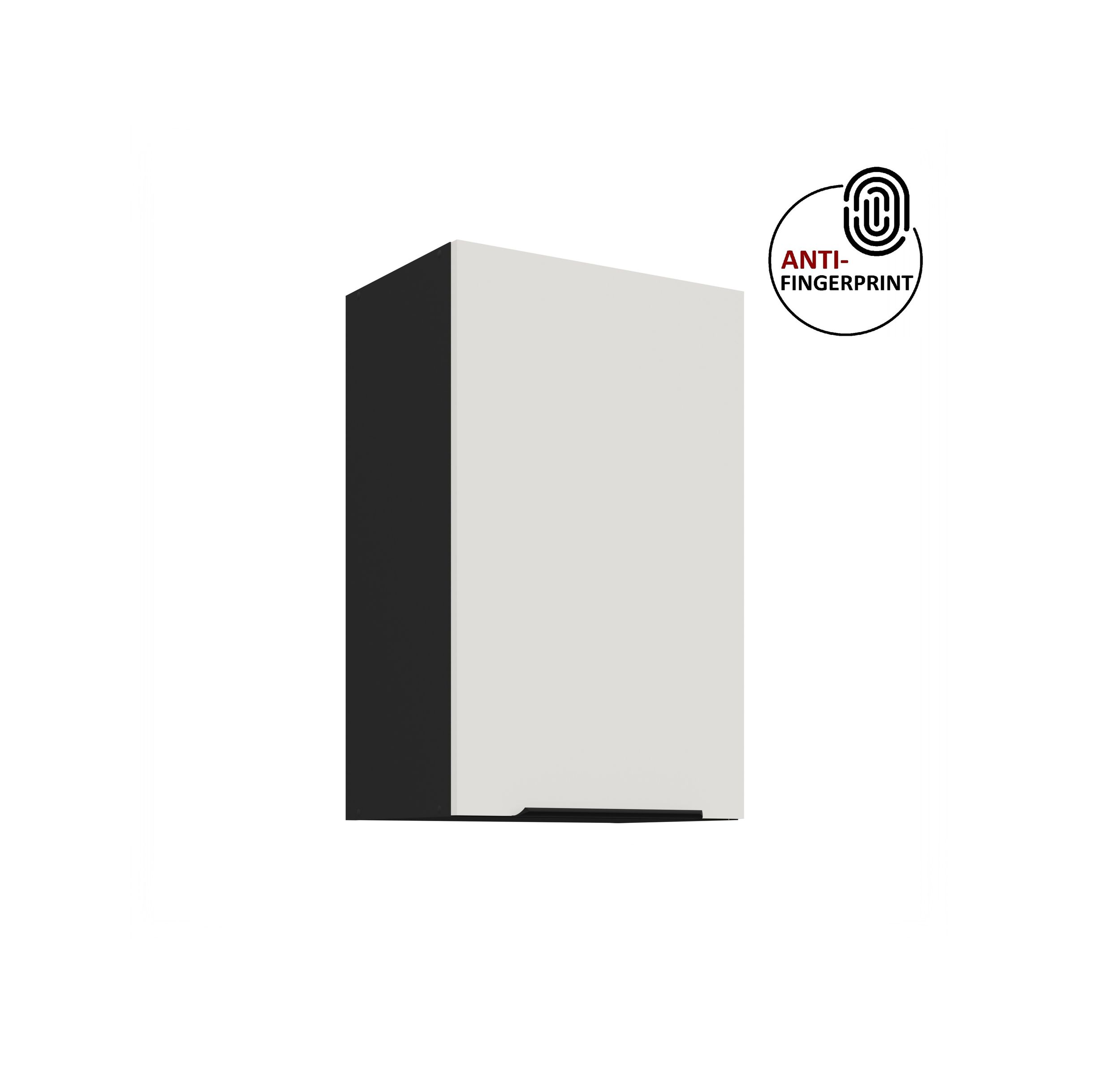 K&uuml;chen H&auml;ngeschrank 45 K&uuml;che ARIA Weiss K&uuml;chenzeile K&uuml;chenblock Anti Fingerprint 