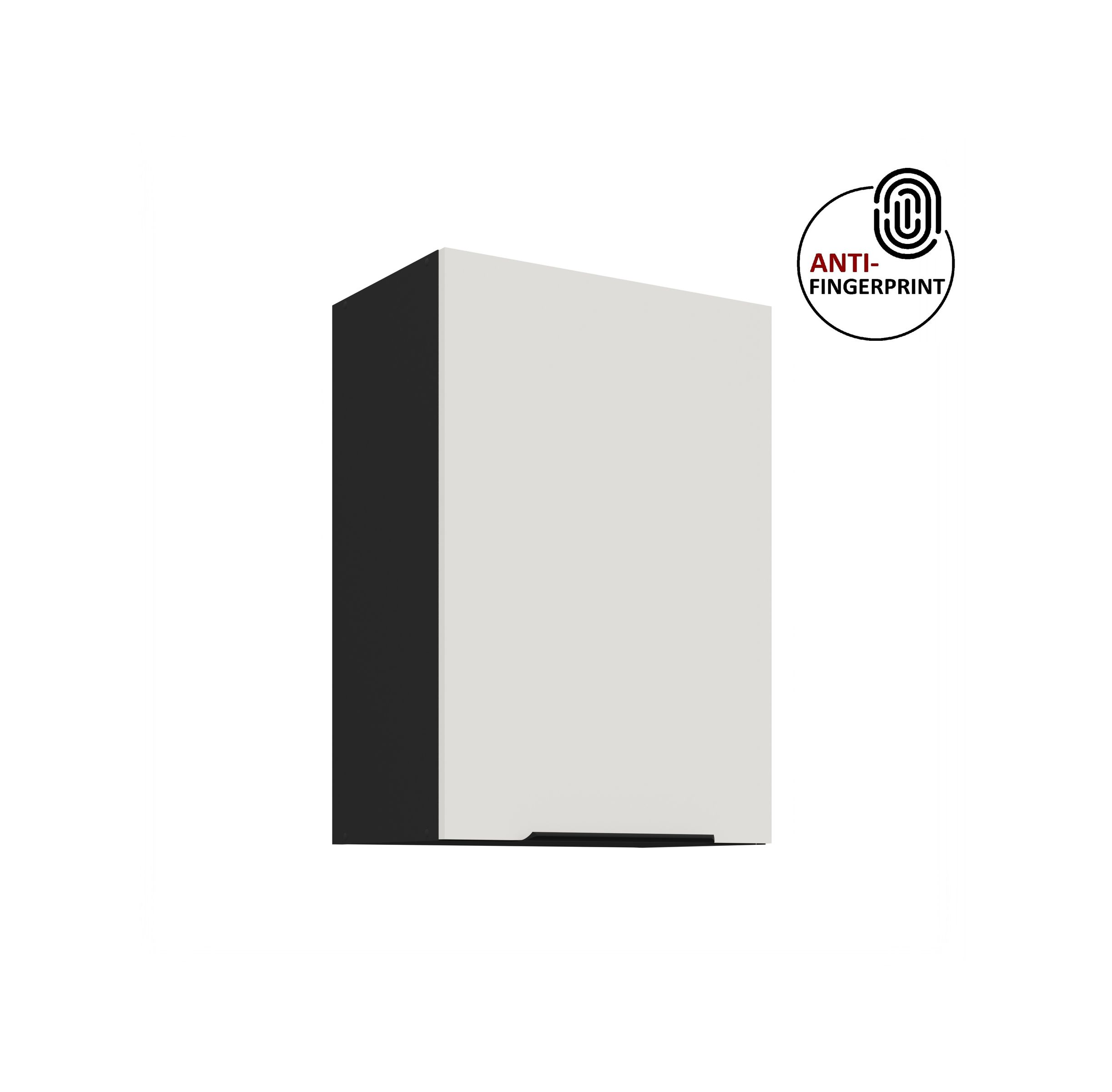 K&uuml;chen H&auml;ngeschrank 50 K&uuml;che ARIA Weiss K&uuml;chenzeile K&uuml;chenblock Anti Fingerprint 