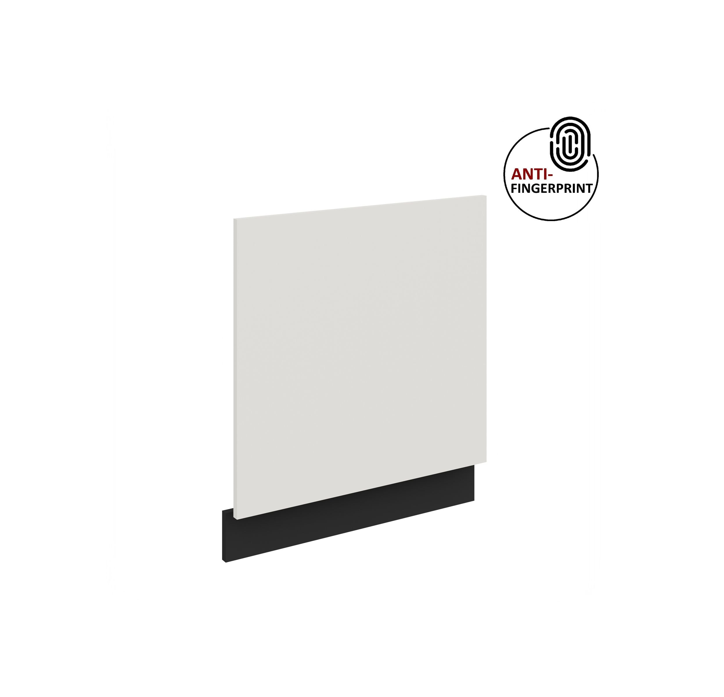 Frontblende f&uuml;r integrierten Geschirrsp&uuml;ler 60 cm ARIA Wei&szlig; + Schwarz matt 