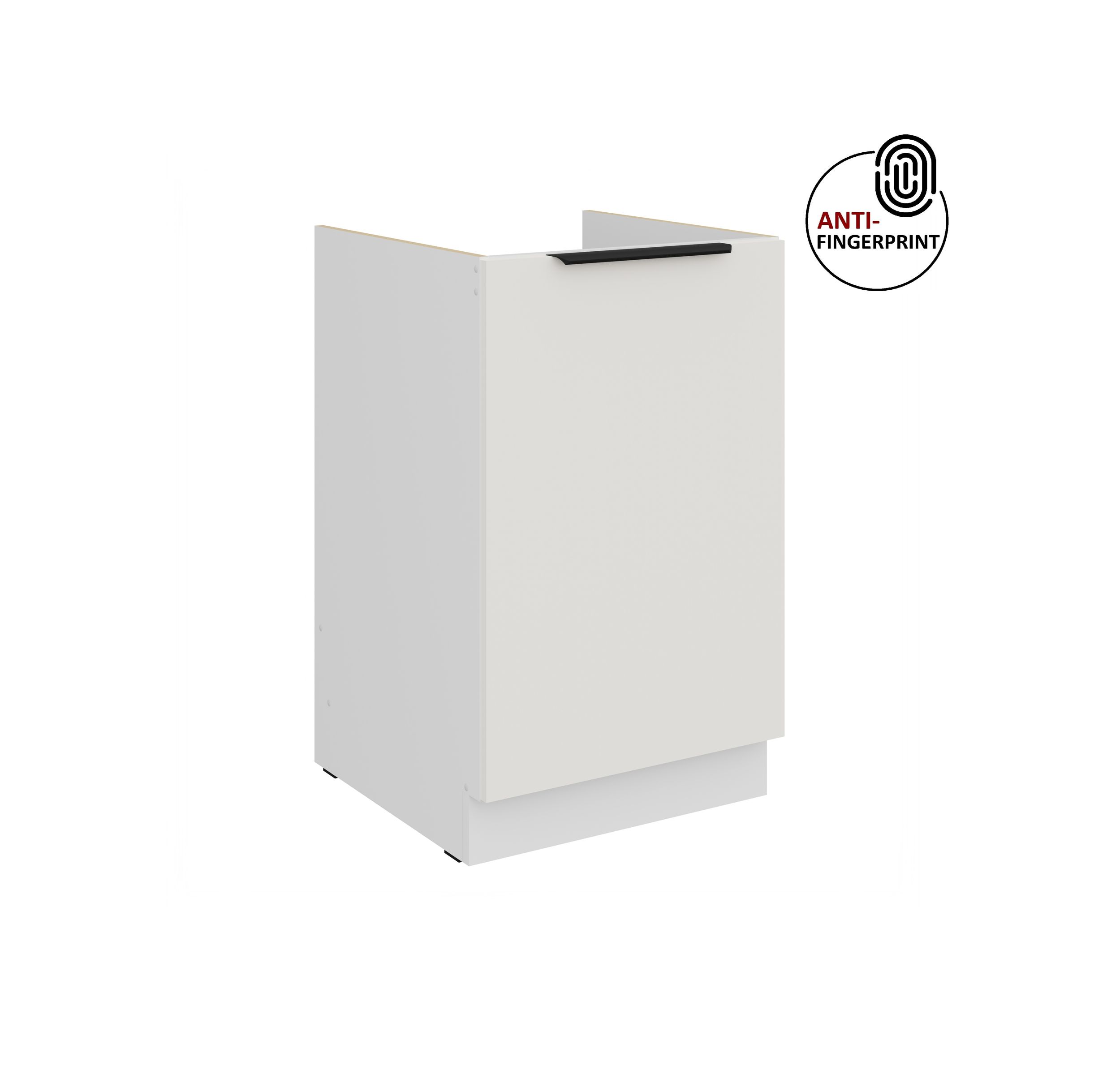 K&uuml;chen Sp&uuml;lenschrank 50 K&uuml;che ARIA Weiss ultra matt Anti Fingerprint K&uuml;chenzeile 