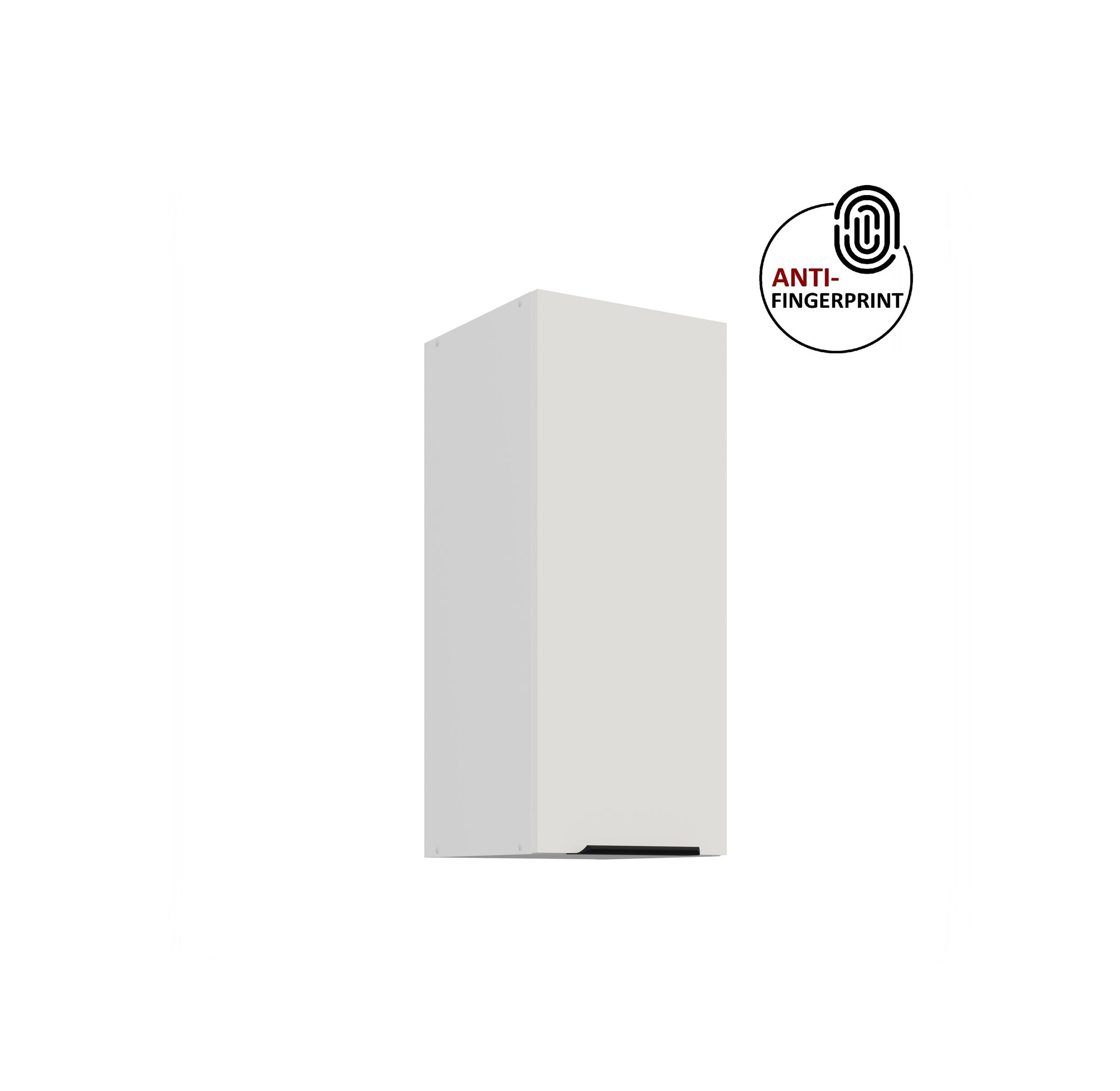 K&uuml;chen H&auml;ngeschrank 30 K&uuml;che ARIA Weiss K&uuml;chenzeile K&uuml;chenblock Anti Fingerprint 