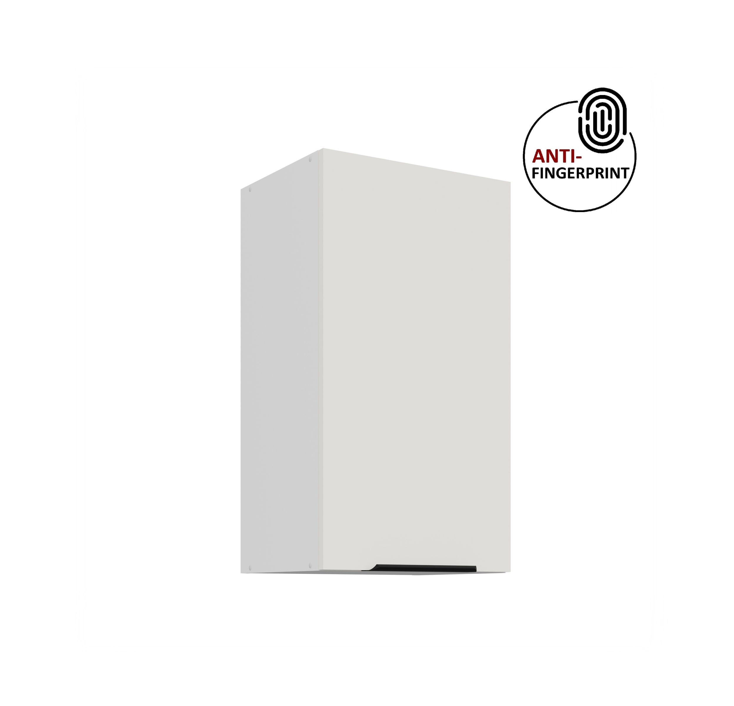 K&uuml;chen H&auml;ngeschrank 40 K&uuml;che ARIA Weiss K&uuml;chenzeile K&uuml;chenblock Anti Fingerprint 