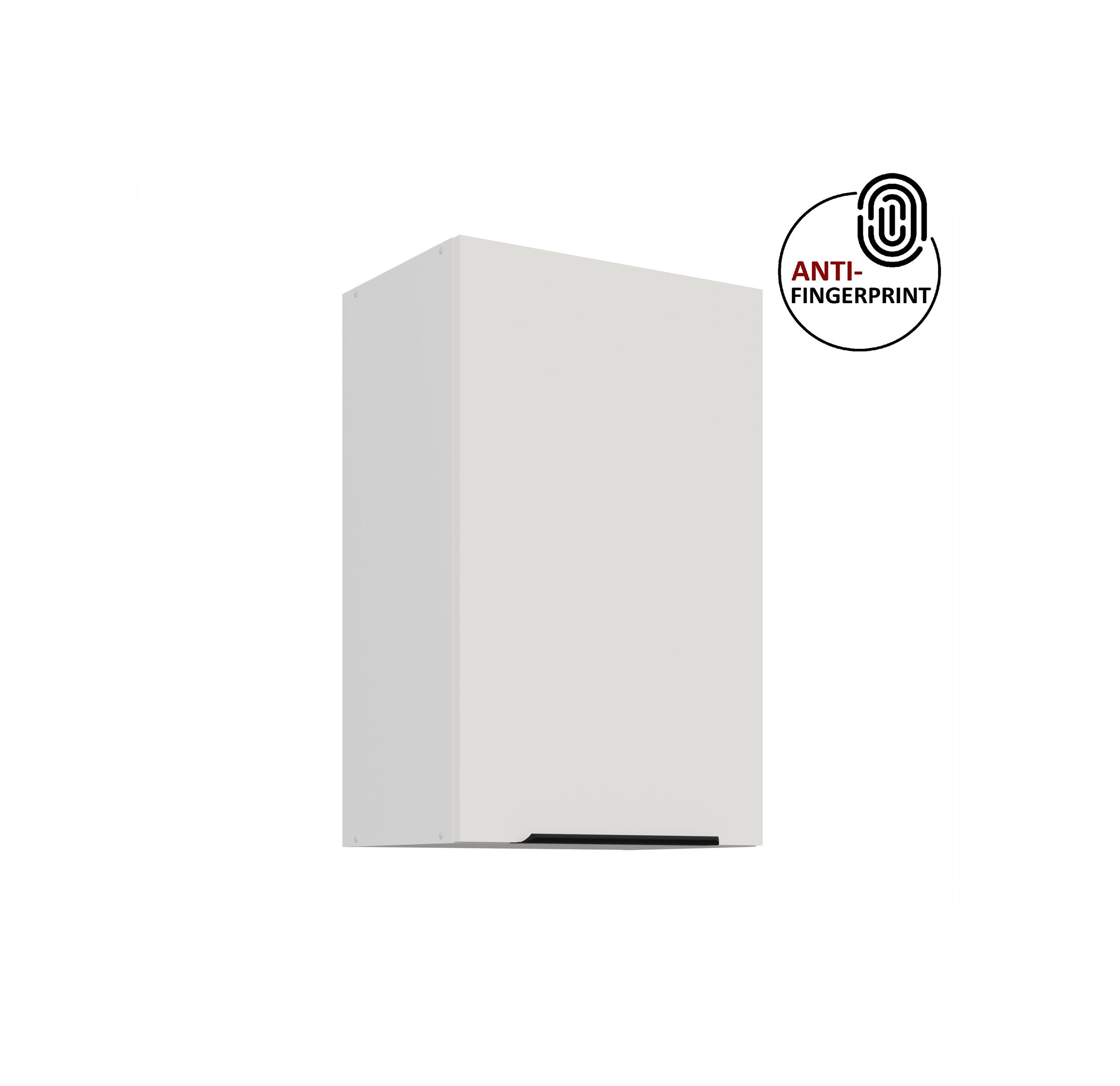 K&uuml;chen H&auml;ngeschrank 45 K&uuml;che ARIA Weiss K&uuml;chenzeile K&uuml;chenblock Anti Fingerprint 