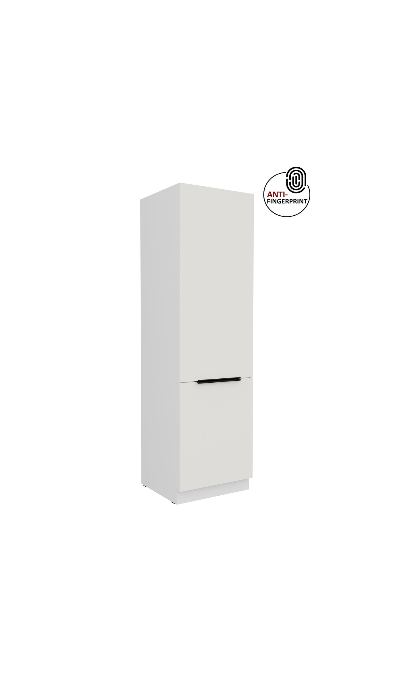 K&uuml;chen Hochschrank 60 cm K&uuml;che ARIA Wei&szlig; ultra matt Anti Fingerprint K&uuml;chenzeile 