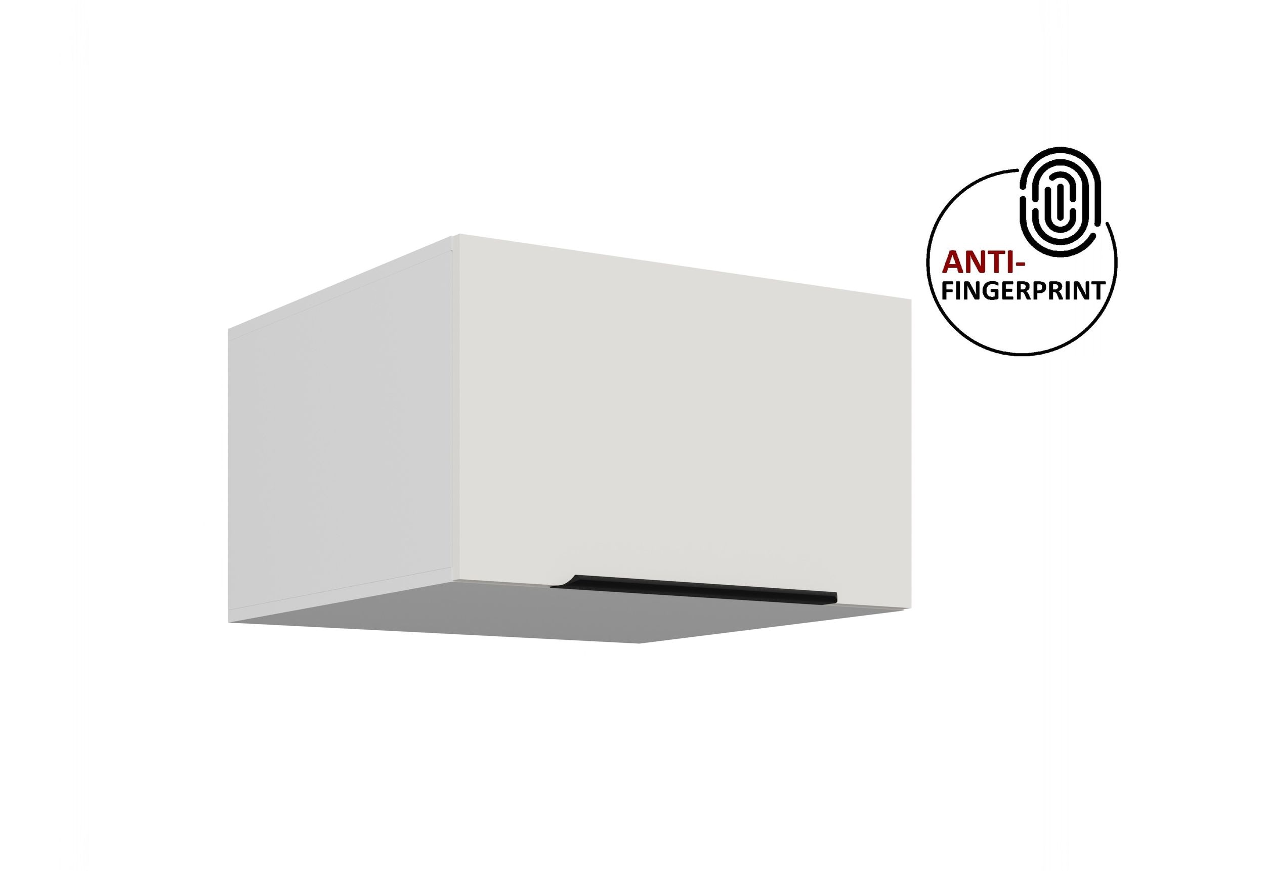 K&uuml;chen Aufsatzschrank 60 K&uuml;che ARIA Weiss matt K&uuml;chenzeile Anti Fingerprint 