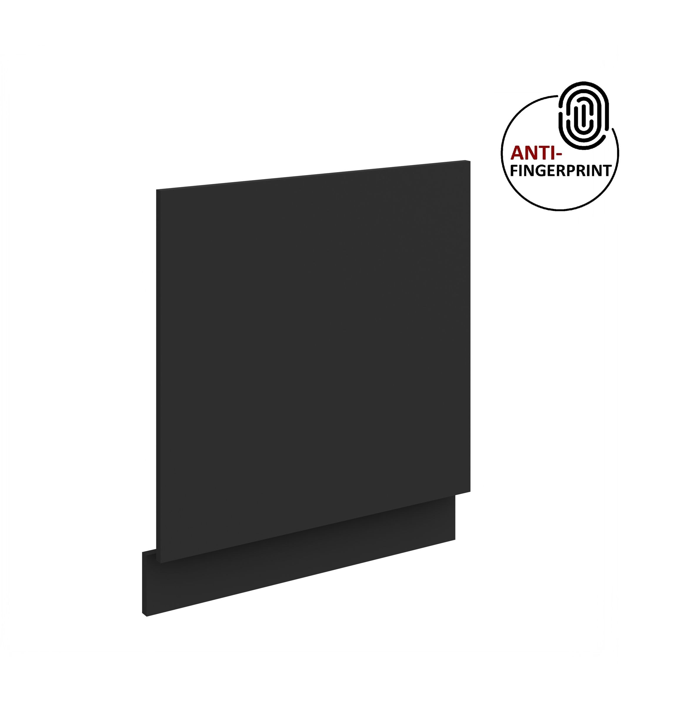 Frontblende f&uuml;r integrierten Geschirrsp&uuml;ler 60 cm ARIA Schwarz + Schwarz matt 