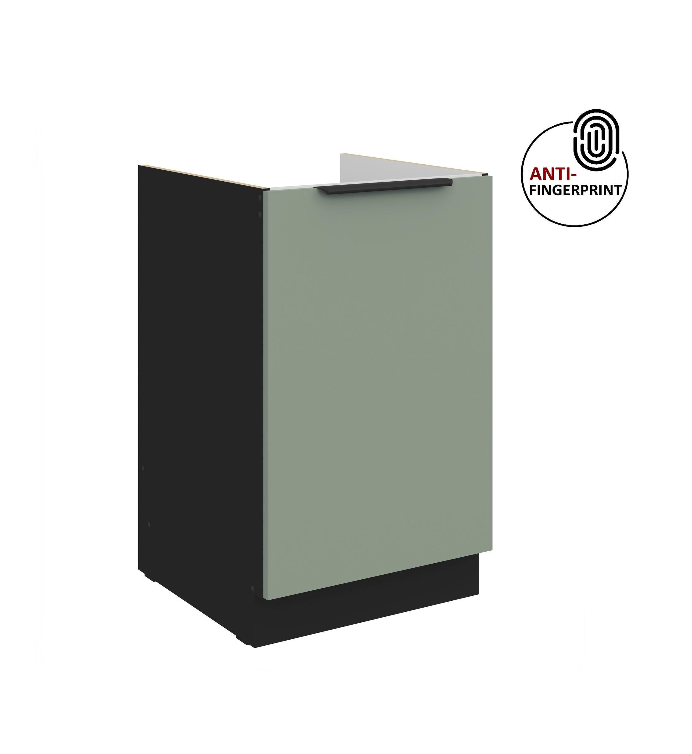 K&uuml;chen Sp&uuml;lenschrank 50 K&uuml;che ARIA Aquamarin matt Anti Fingerprint K&uuml;chenzeile 