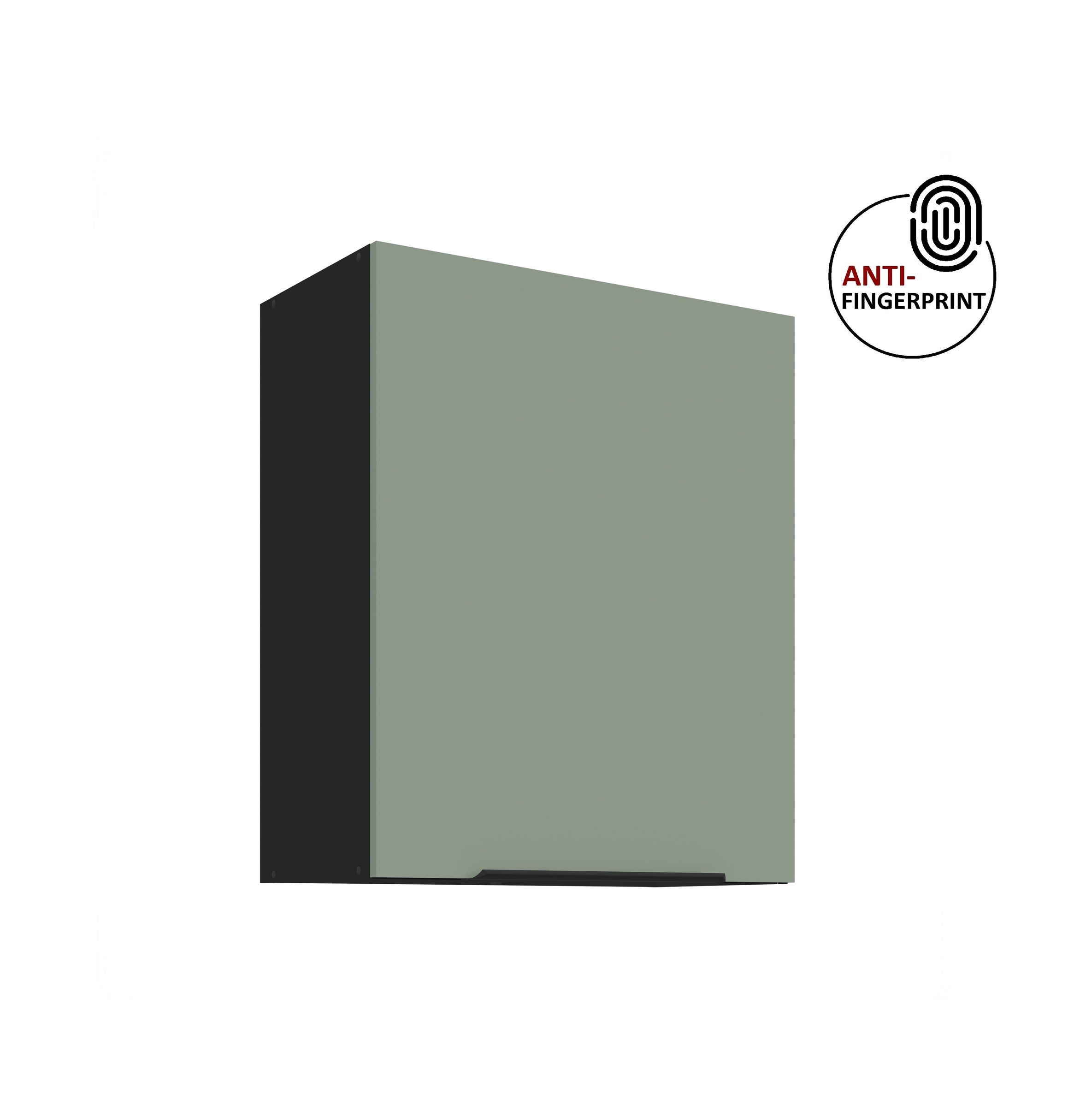 K&uuml;chen H&auml;ngeschrank 60 K&uuml;che ARIA Aquamarin matt K&uuml;chenzeile Anti Fingerprint 