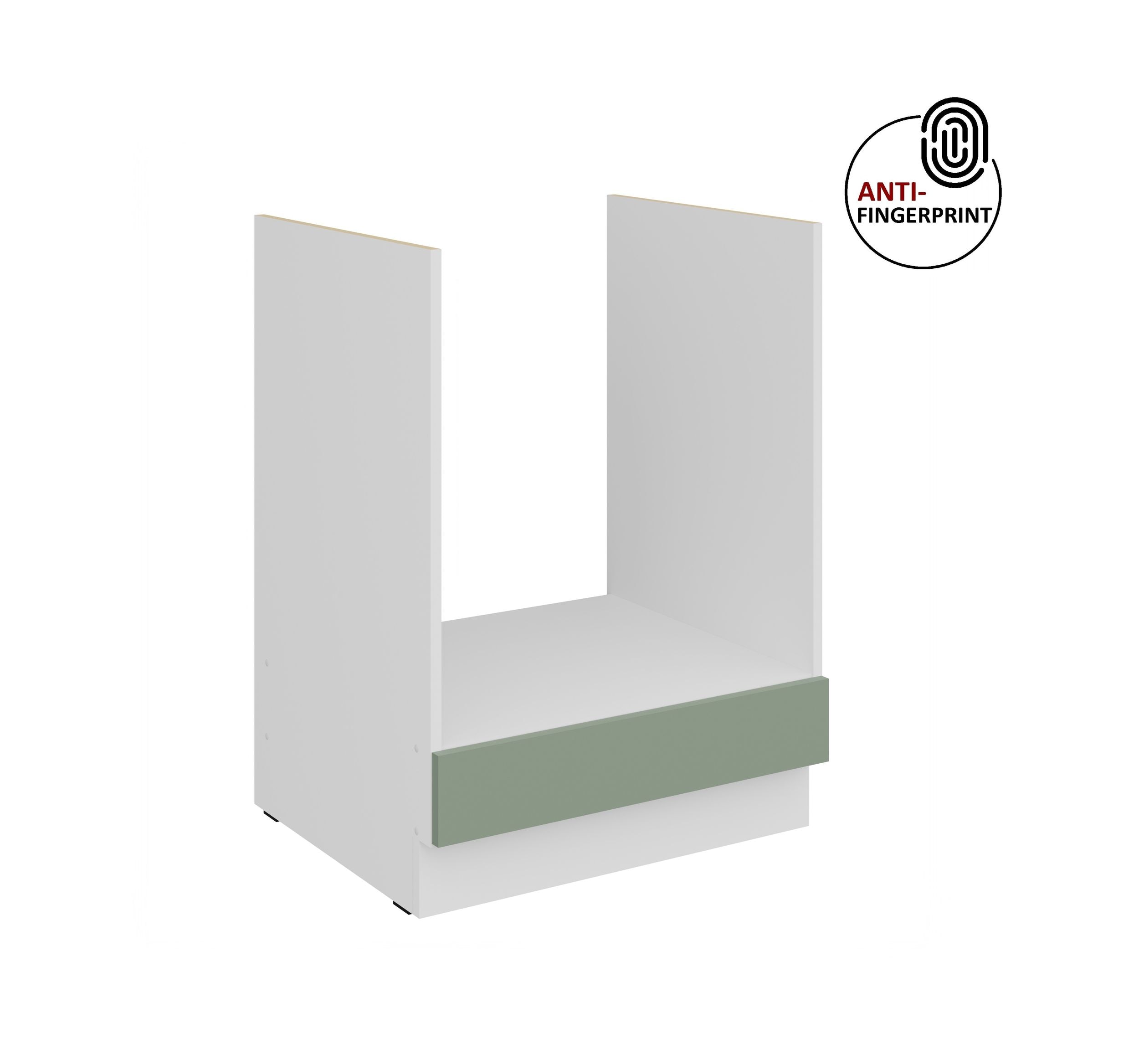 K&uuml;chen Herdschrank 60 cm K&uuml;che ARIA Aquamarin matt Anti Fingerprint K&uuml;chenzeile 