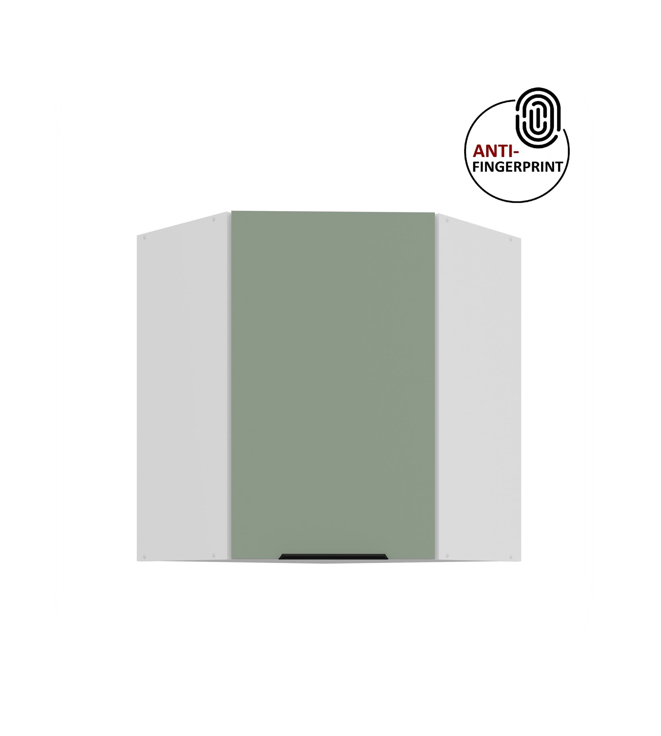 K&uuml;chen Eckschrank 60 K&uuml;che ARIA Aquamarin ultra matt Anti Fingerprint K&uuml;chenzeile 