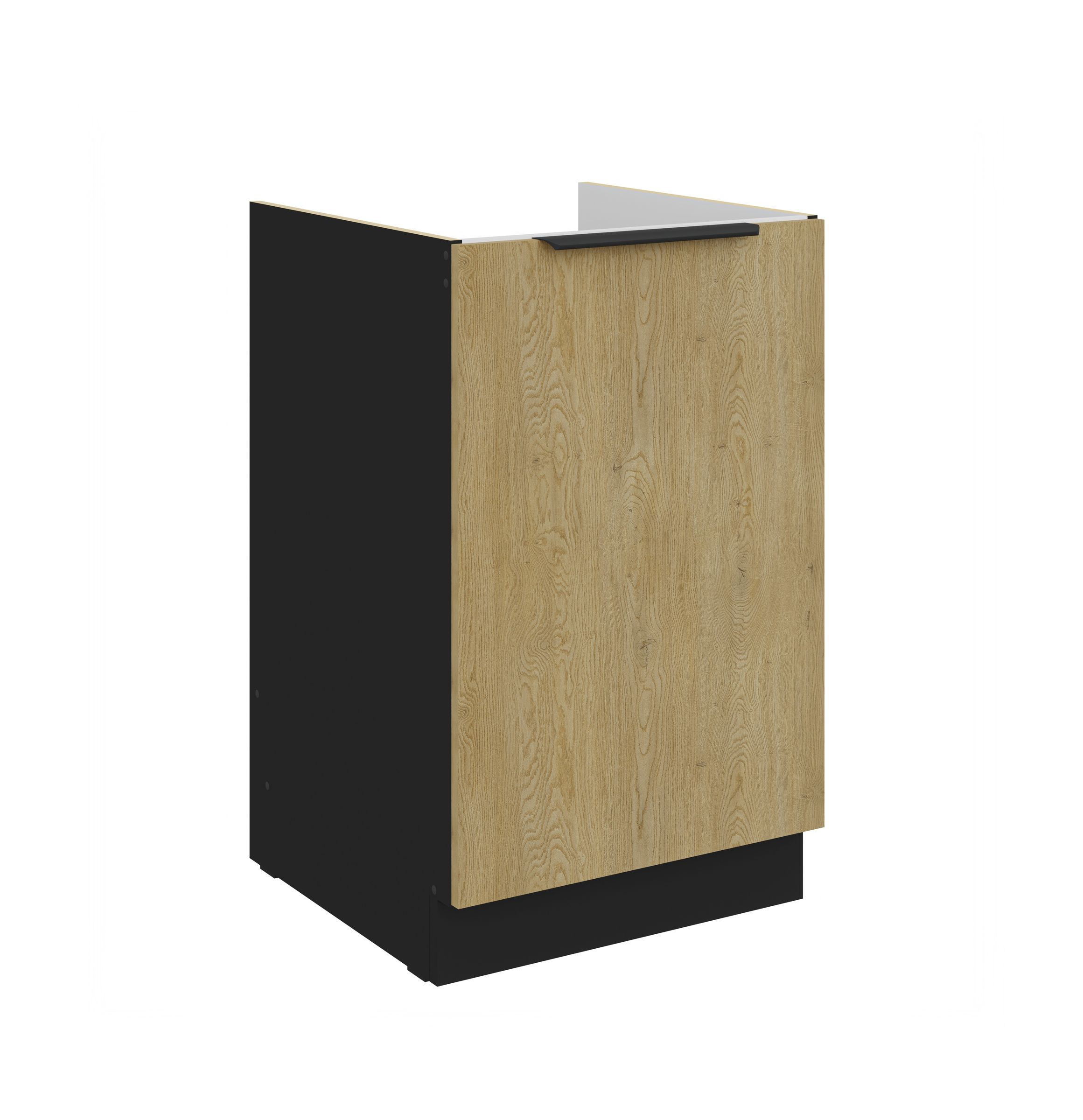 K&uuml;chen Sp&uuml;lenunterschrank 50 cm CREMONA Eiche hell K&uuml;che K&uuml;chenzeile K&uuml;chenblock 