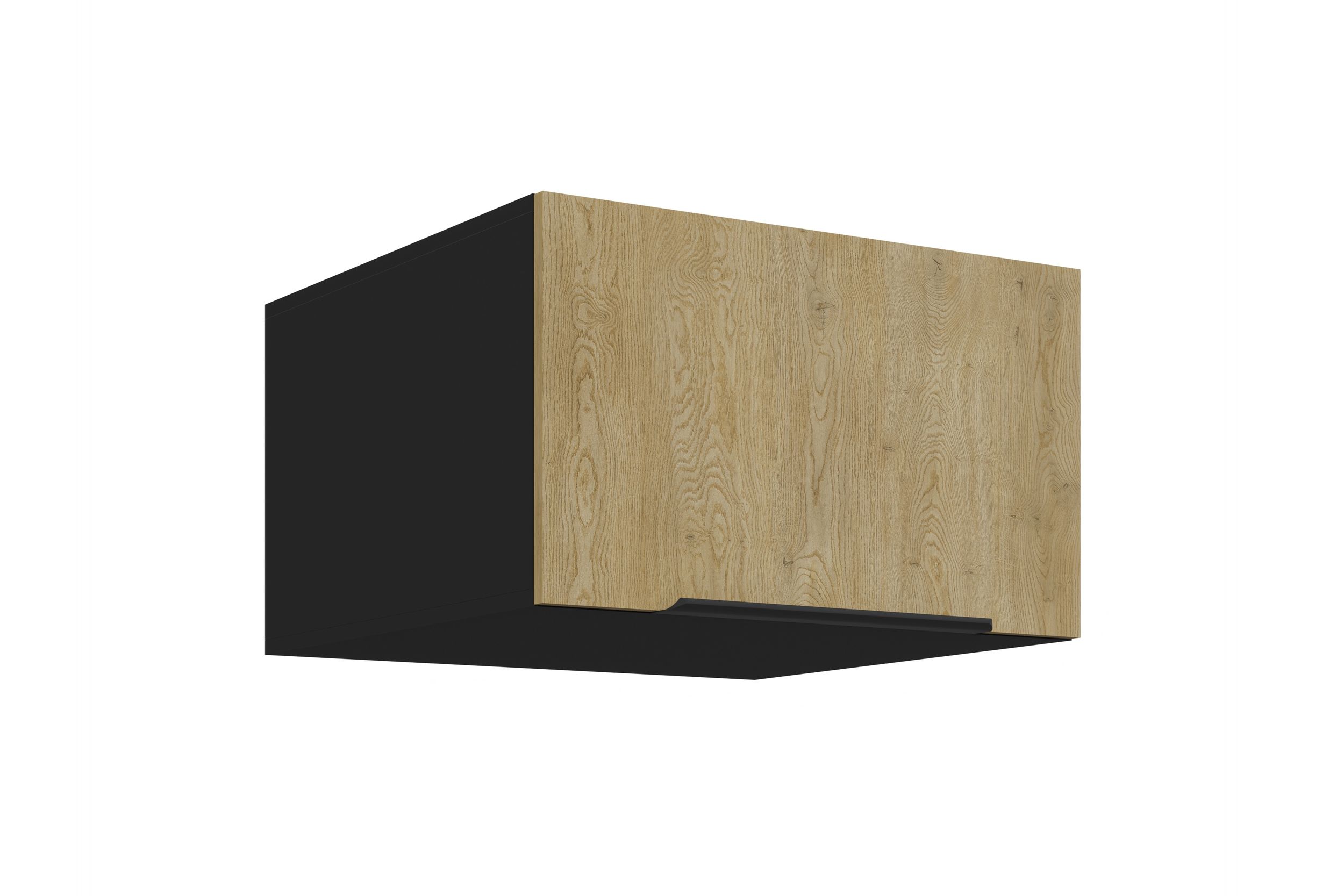 Aufsatzschrank Hochschrank 60 cm CREMONA Eiche K&uuml;chenzeile K&uuml;chenblock K&uuml;che 