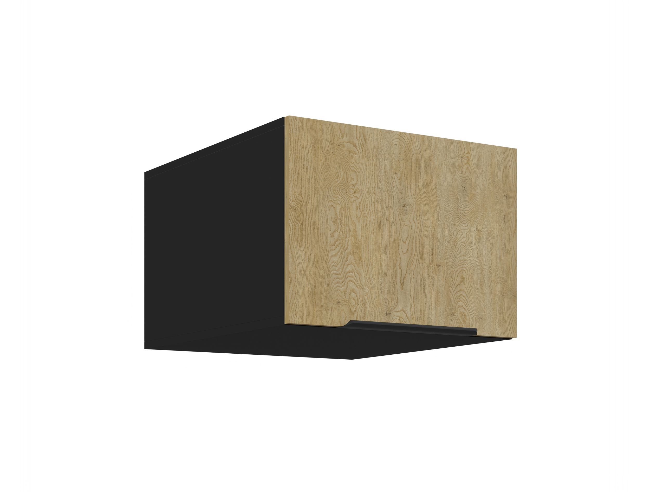 Aufsatzschrank Hochschrank 50 cm CREMONA Eiche K&uuml;chenzeile K&uuml;chenblock K&uuml;che 