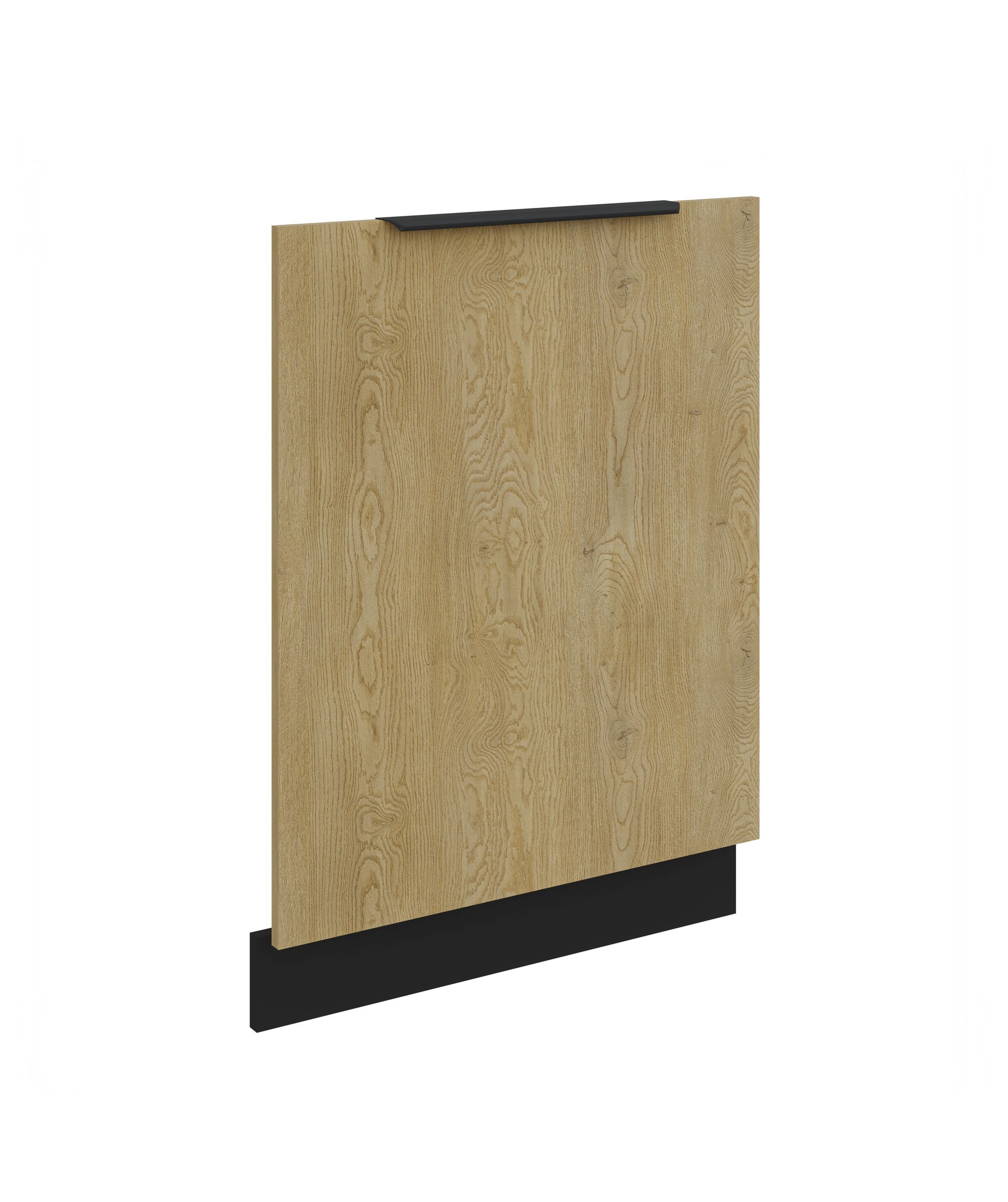 Frontblende f&uuml;r vollintegrierten Geschirrsp&uuml;ler 60 cm K&uuml;che CREMONA Eiche 