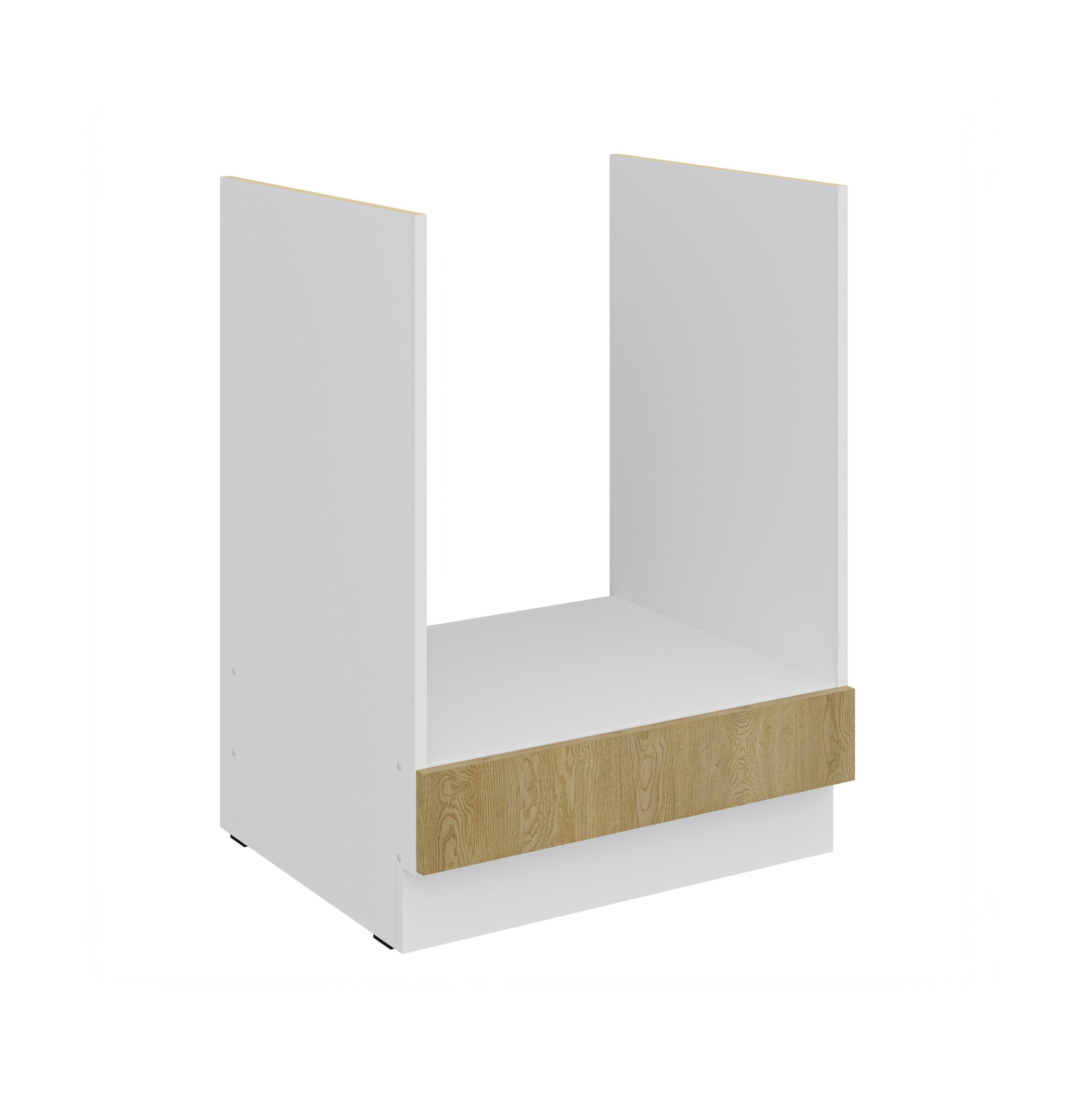 K&uuml;chen Herdunterschrank 60 cm CREMONA Eiche hell K&uuml;che K&uuml;chenzeile K&uuml;chenblock 