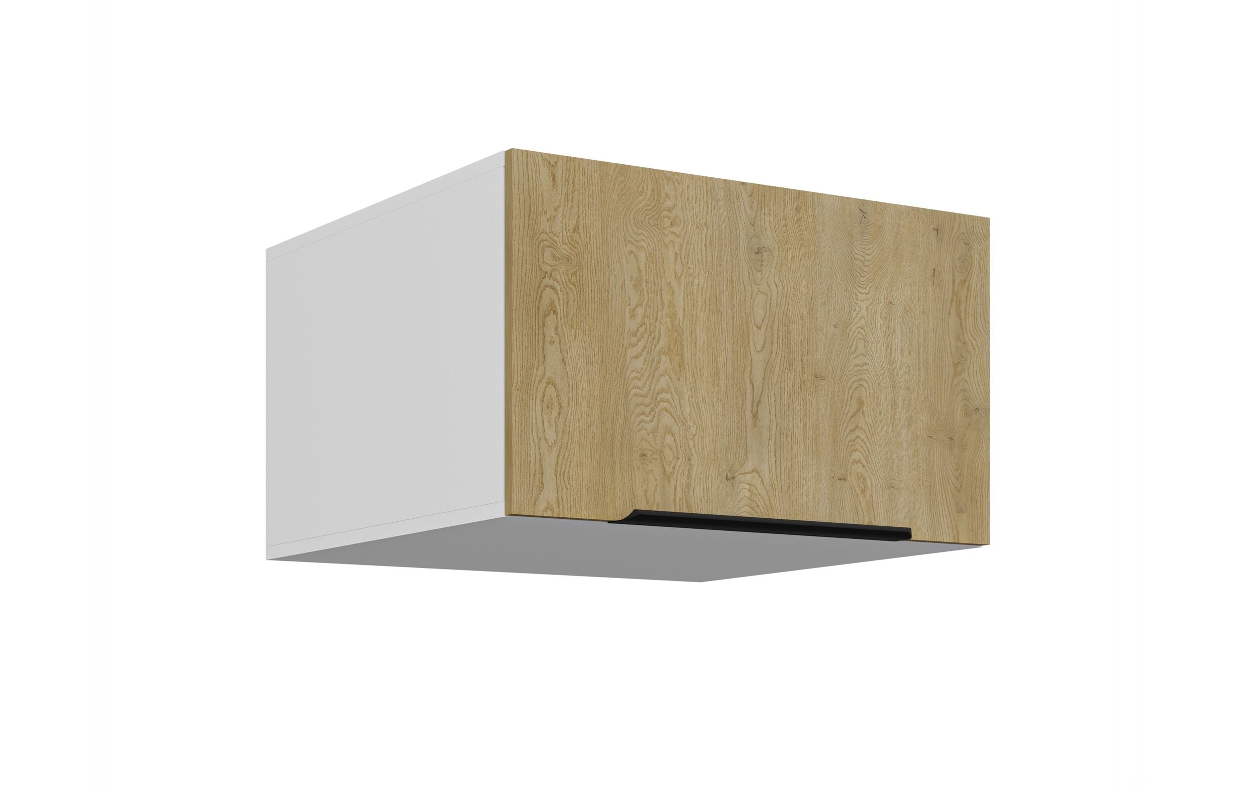 Aufsatzschrank Hochschrank 60 cm CREMONA Eiche K&uuml;chenzeile K&uuml;chenblock K&uuml;che 