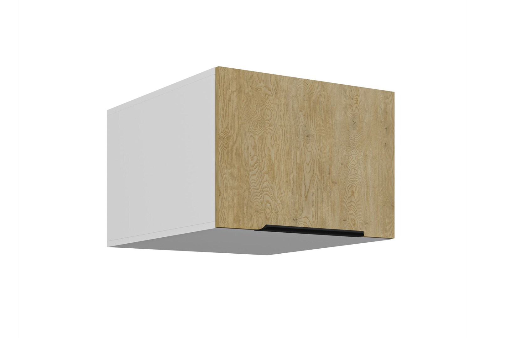 Aufsatzschrank Hochschrank 50 cm CREMONA Eiche Küchenzeile Küchenblock Küche