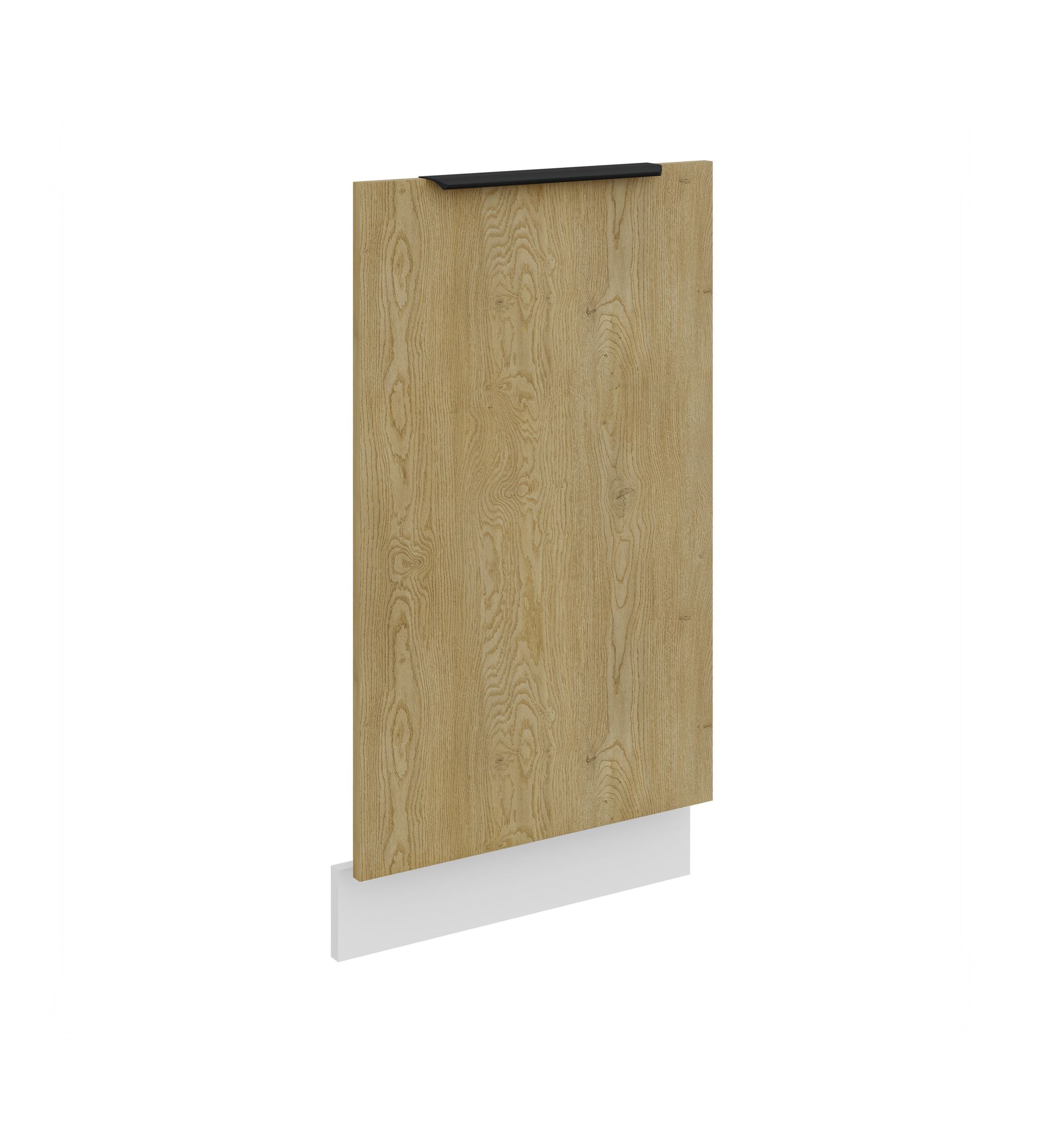 Frontblende f&uuml;r vollintegrierten Geschirrsp&uuml;ler 45 cm K&uuml;che CREMONA Eiche + Wei&szlig; 