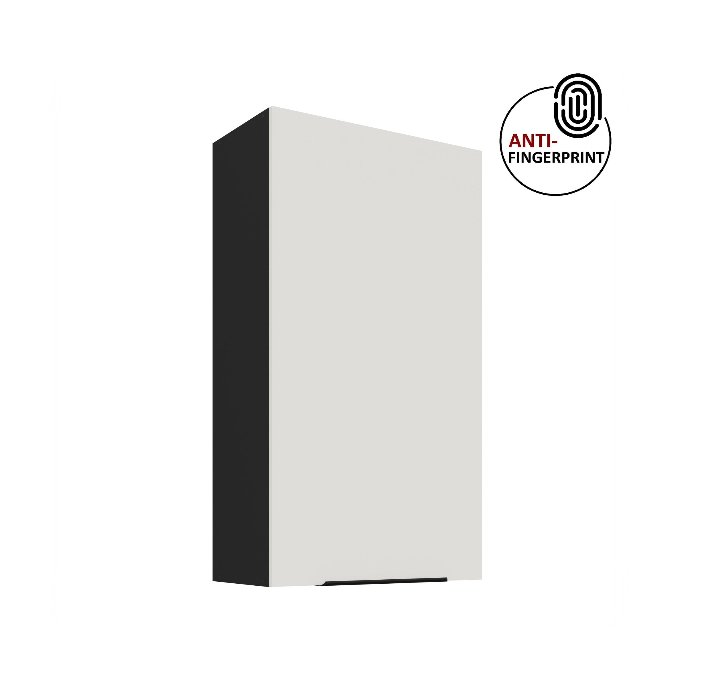K&uuml;che ARIA H&auml;ngeschrank 60 cm H&ouml;he 90 cm Weiss K&uuml;chenzeile Anti Fingerprint 