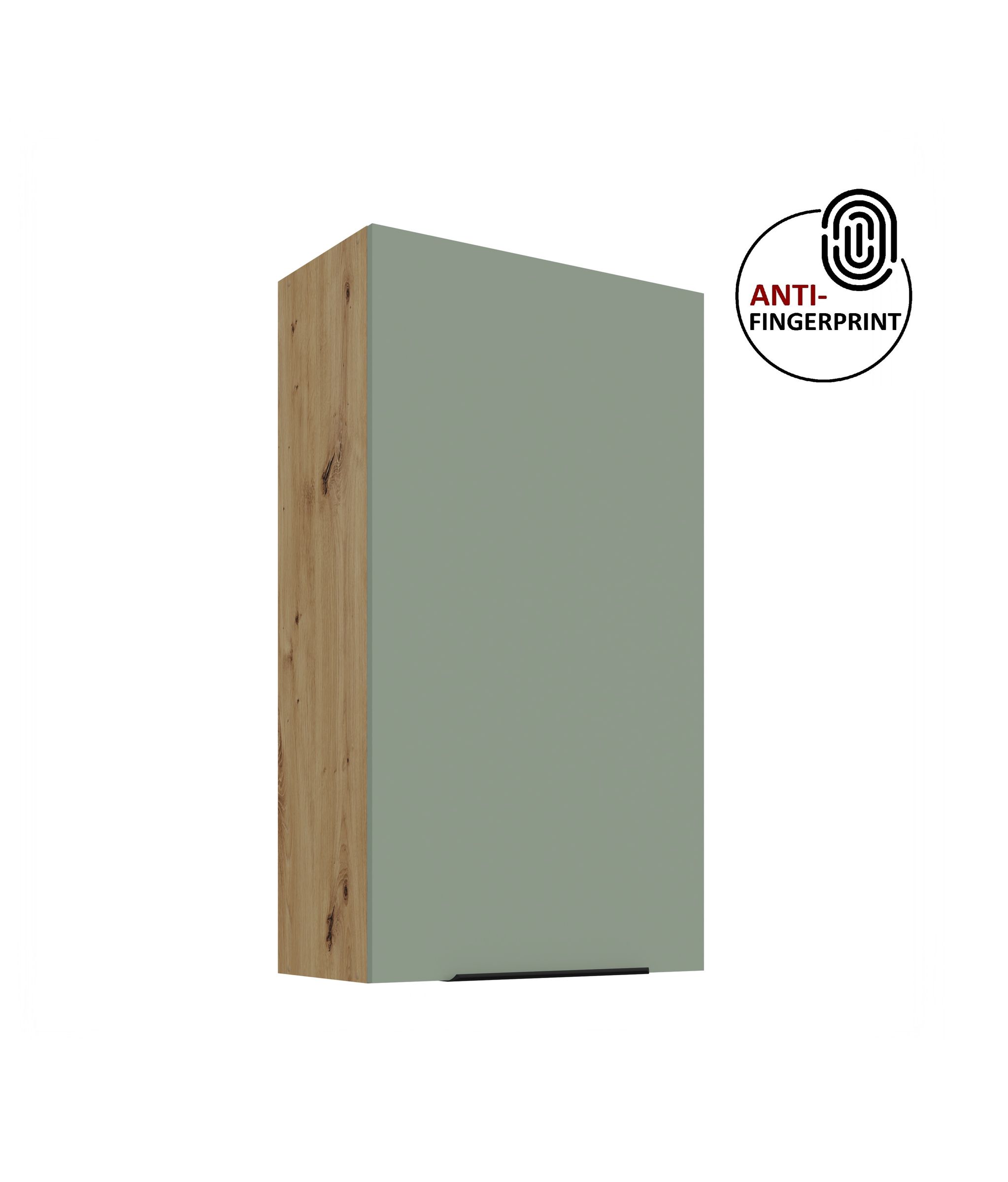 K&uuml;che ARIA H&auml;ngeschrank 60 cm H&ouml;he 90 cm Aquamarin K&uuml;chenzeile Anti Fingerprint 