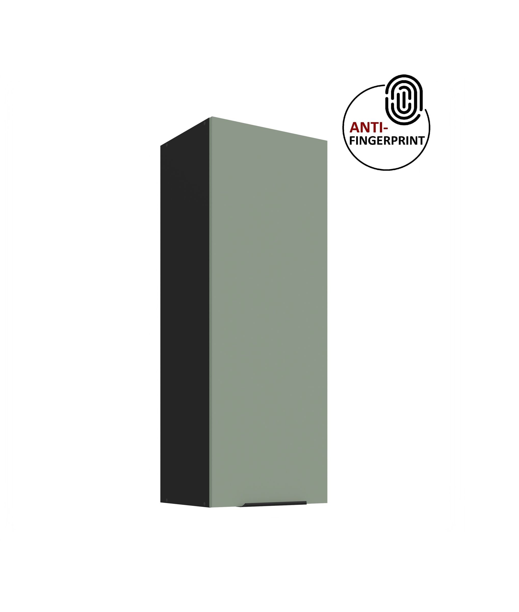 K&uuml;che ARIA H&auml;ngeschrank 40 cm H&ouml;he 90 cm Aquamarin K&uuml;chenzeile Anti Fingerprint 