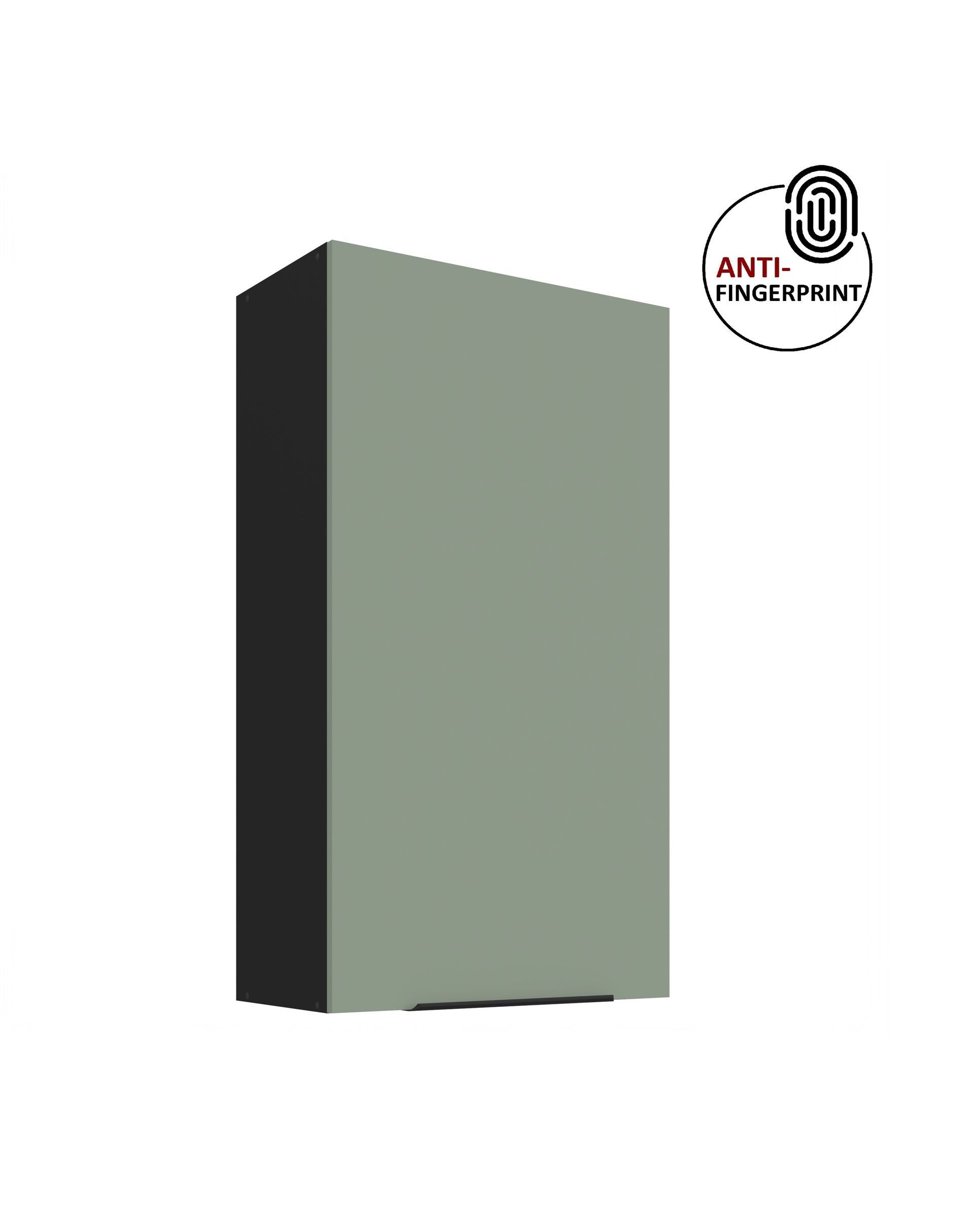 K&uuml;che ARIA H&auml;ngeschrank 60 cm H&ouml;he 90 cm Aquamarin K&uuml;chenzeile Anti Fingerprint 
