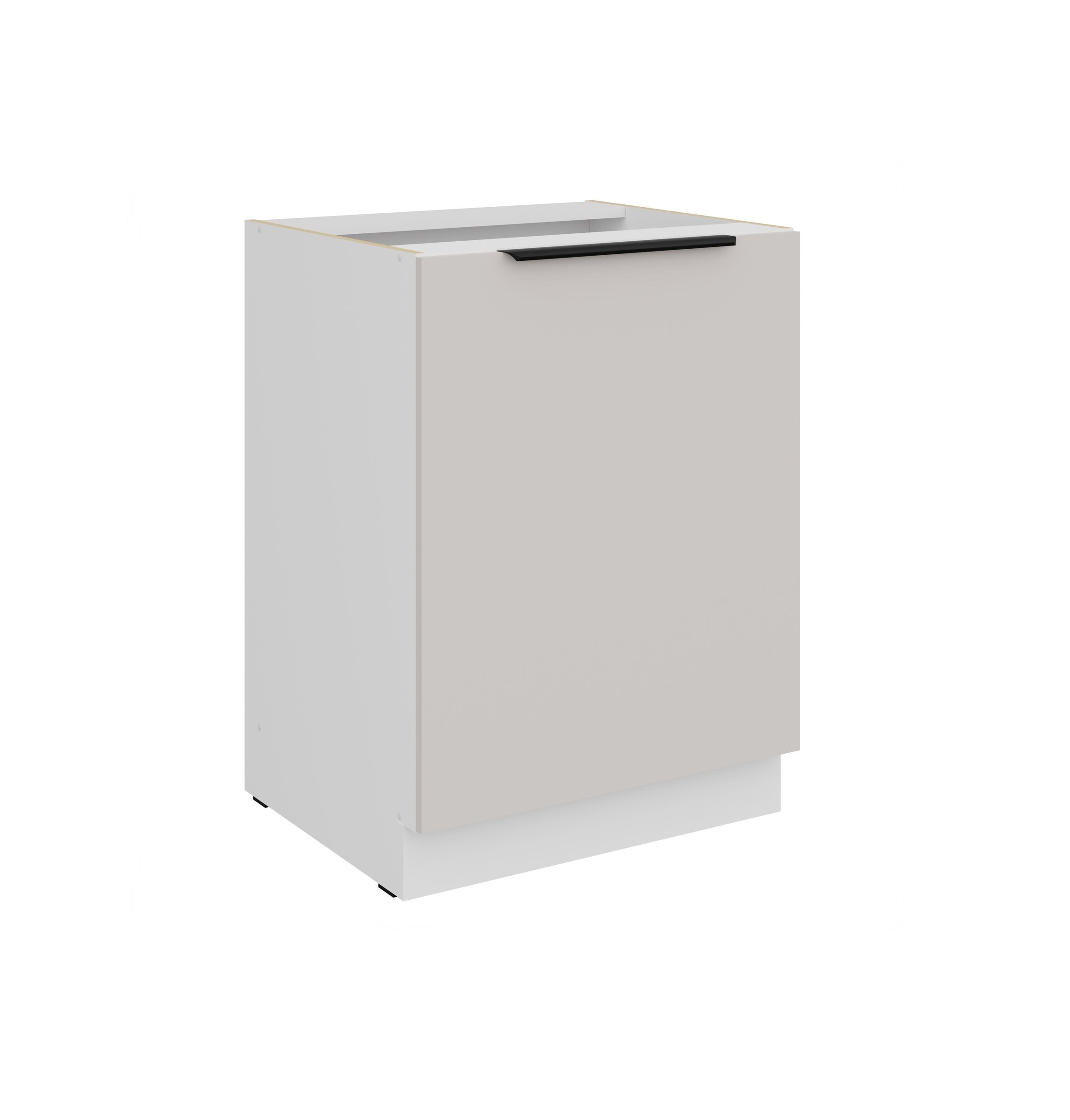 K&uuml;chen Unterschrank 60 cm COMO Kaschmir + Wei&szlig; K&uuml;che K&uuml;chenzeile K&uuml;chenblock 
