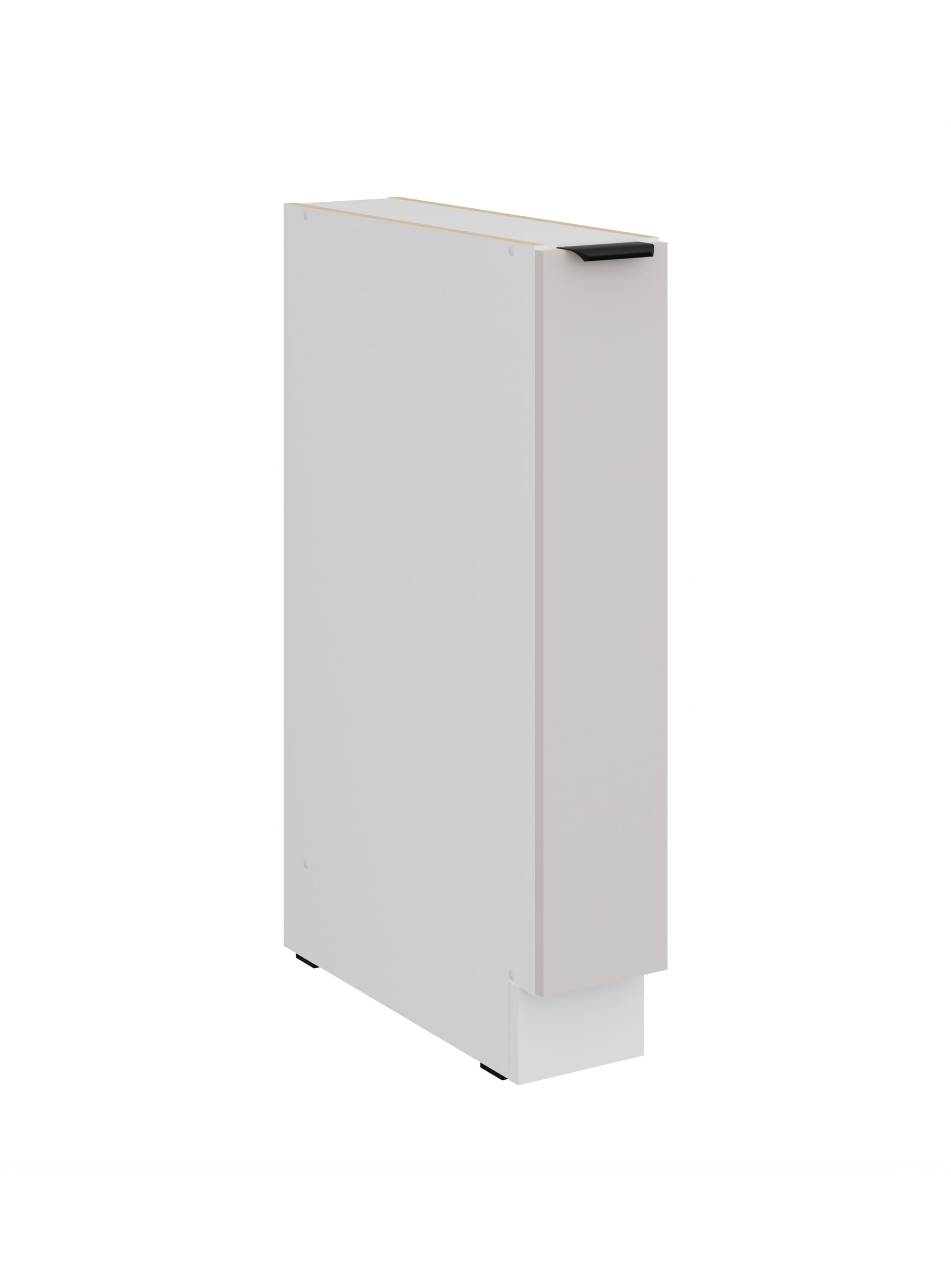 K&uuml;chen Unterschrank Schrankauszug 15 cm COMO Kaschmir + Wei&szlig; K&uuml;che K&uuml;chenzeile 