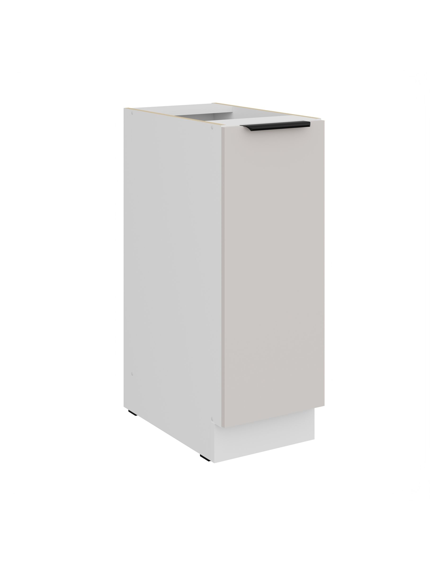 K&uuml;chen Unterschrank Schrankauszug 30 cm COMO Kaschmir + Wei&szlig; K&uuml;che K&uuml;chenzeile 