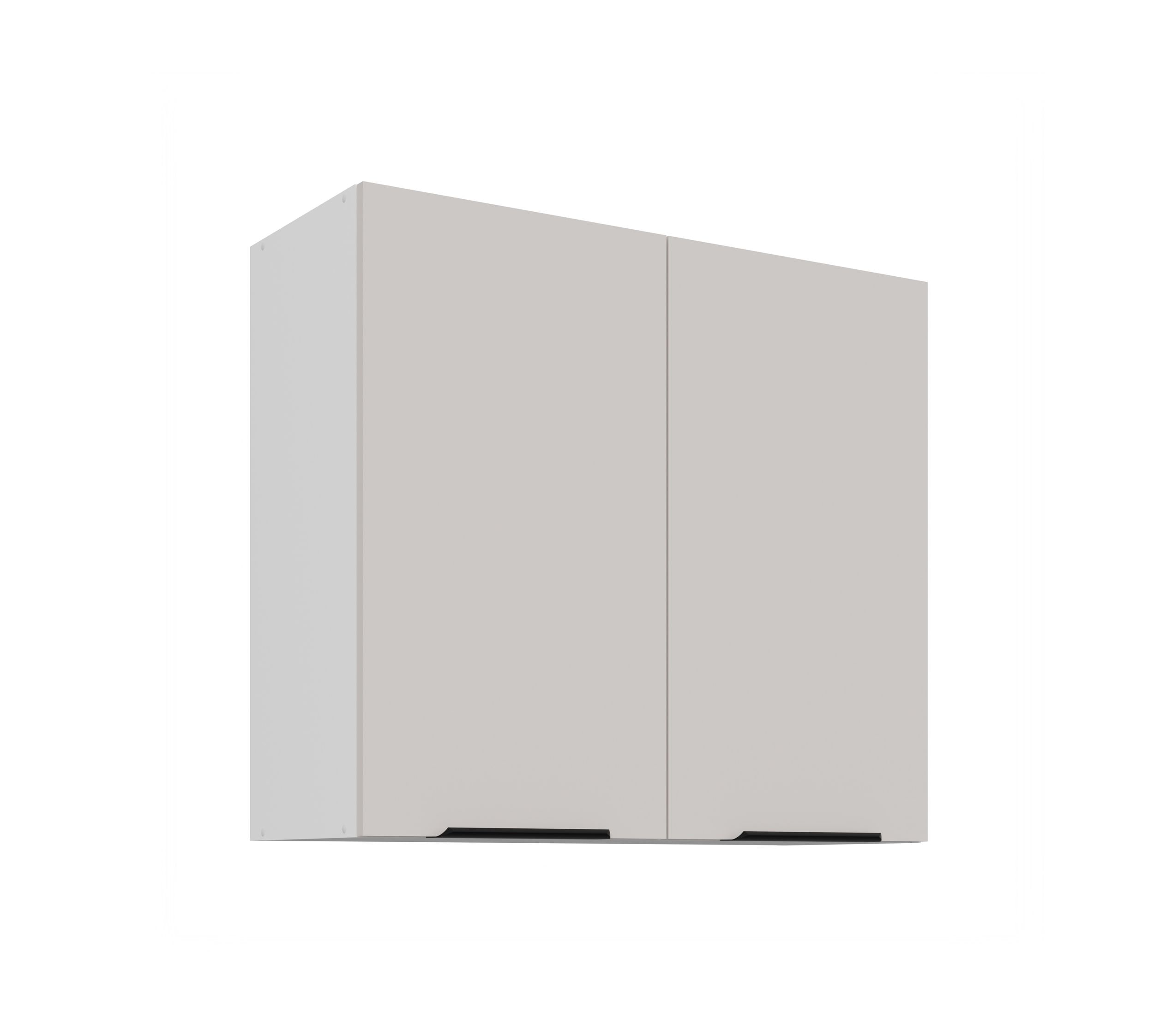 K&uuml;chen H&auml;ngeschrank 80 cm COMO Kaschmir + Wei&szlig; K&uuml;che K&uuml;chenzeile K&uuml;chenblock 