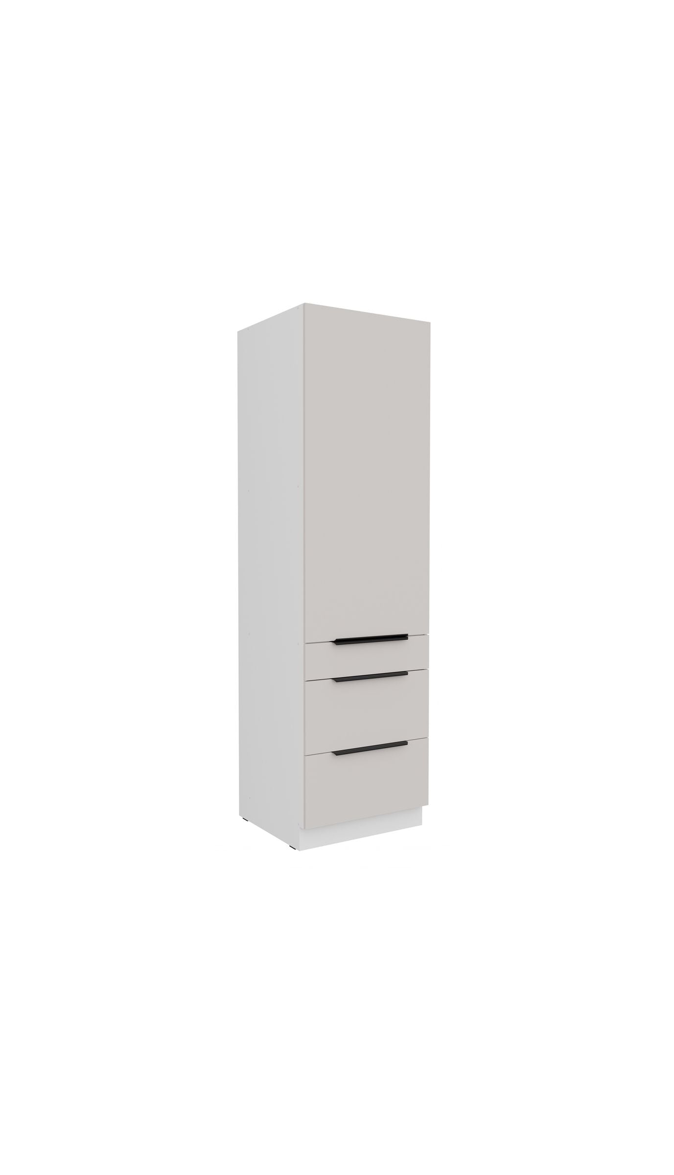 K&uuml;chen Hochschrank 60 cm COMO Kaschmir + Wei&szlig; K&uuml;chenzeile K&uuml;chenblock K&uuml;che 
