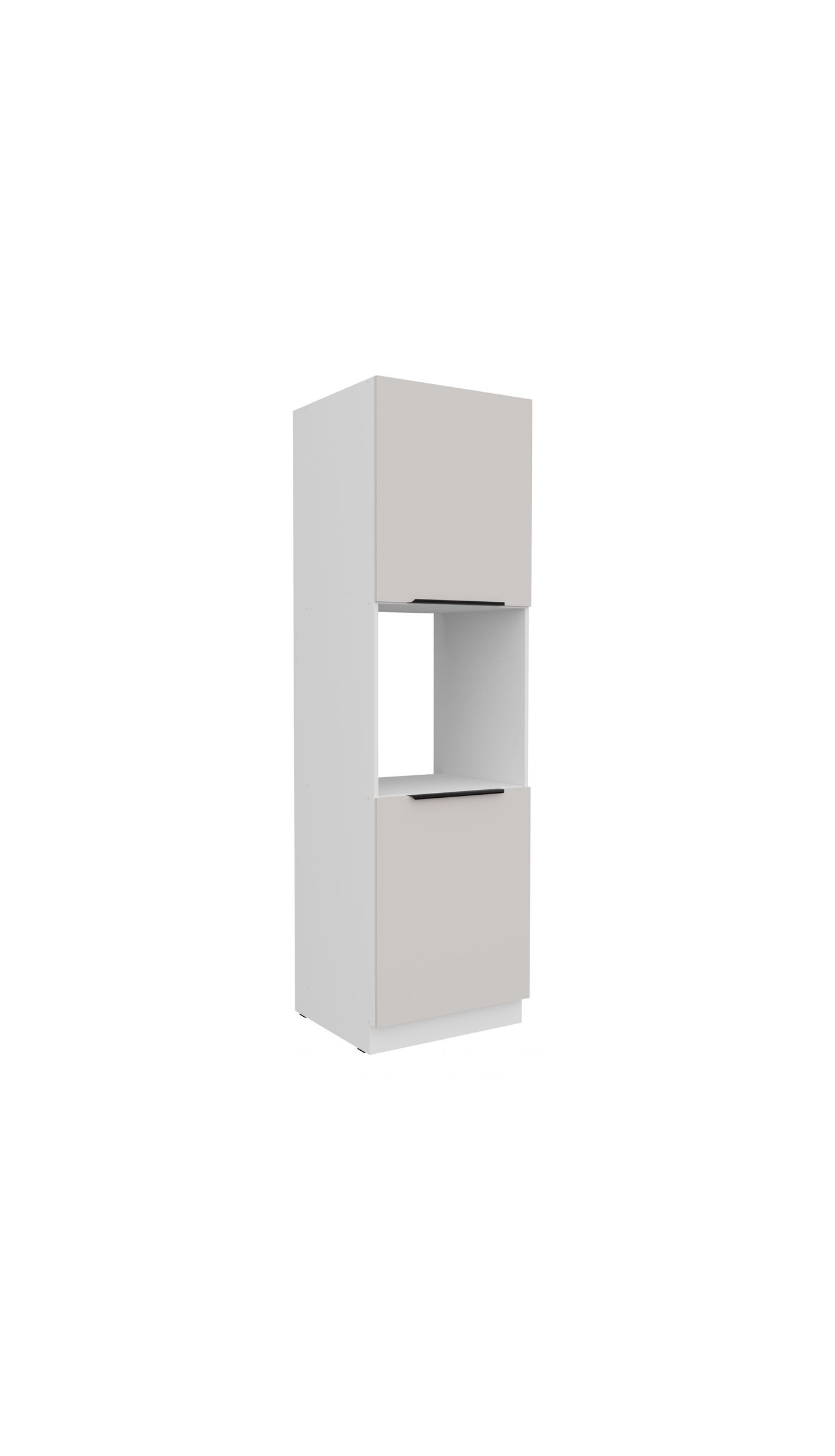 K&uuml;chen Hochschrank 60 cm COMO Kaschmir + Wei&szlig; K&uuml;chenzeile K&uuml;chenblock K&uuml;che 