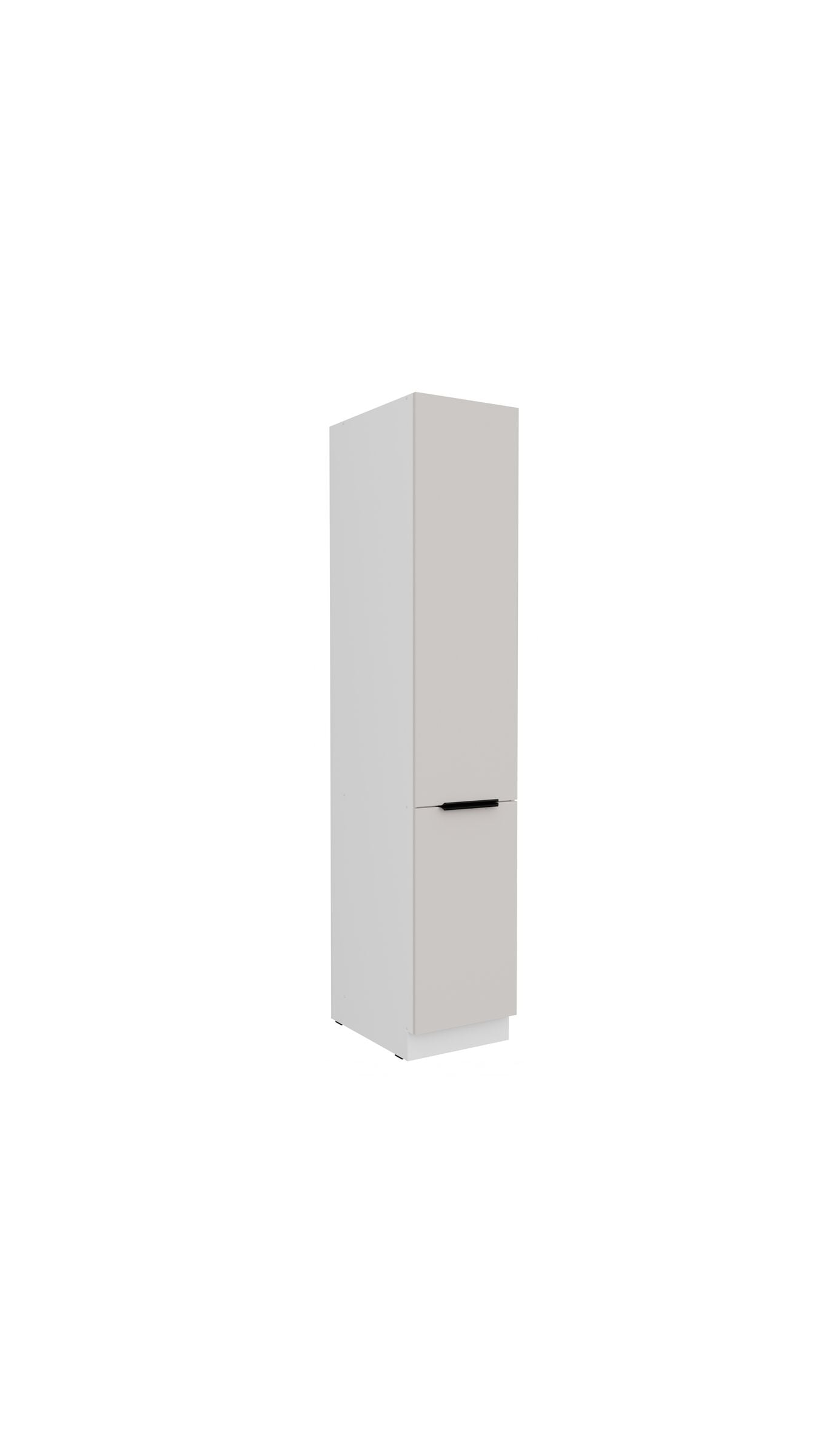 K&uuml;chen Hochschrank 40 cm COMO Kaschmir + Wei&szlig; K&uuml;chenzeile K&uuml;chenblock K&uuml;che 