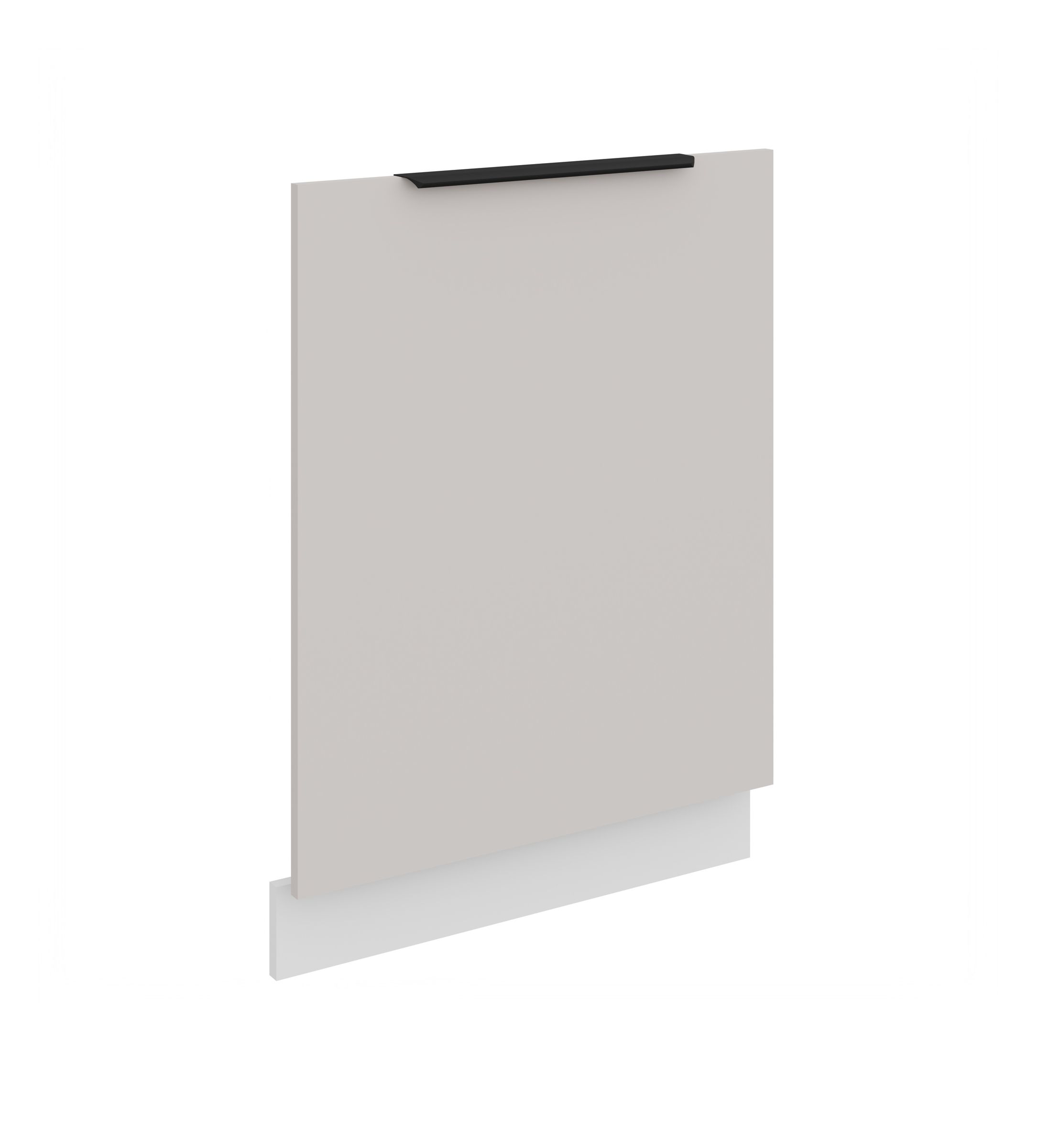 Frontblende f&uuml;r vollintegrierten Geschirrsp&uuml;ler 60 cm K&uuml;che COMO Kaschmir + Wei&szlig; 