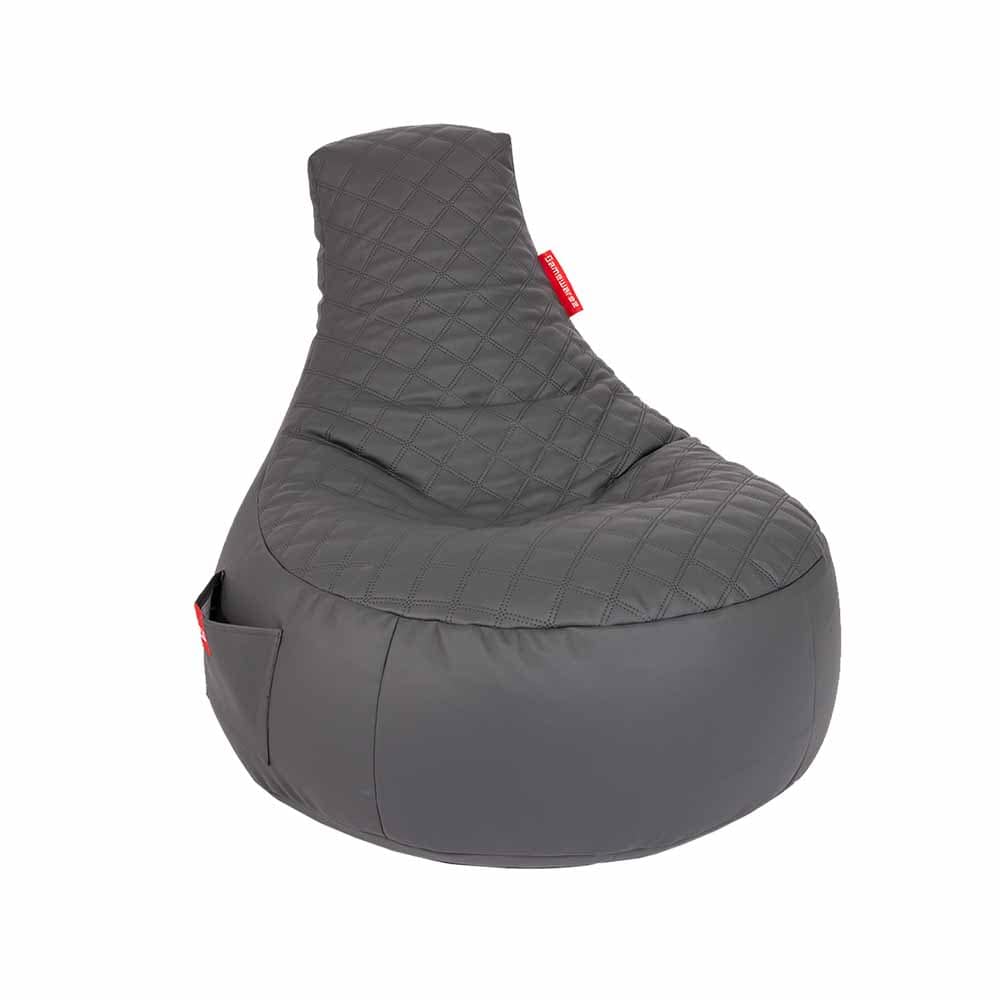 Gaming Sitzsack Alpha Hurricane - Kunstleder (Grau) 