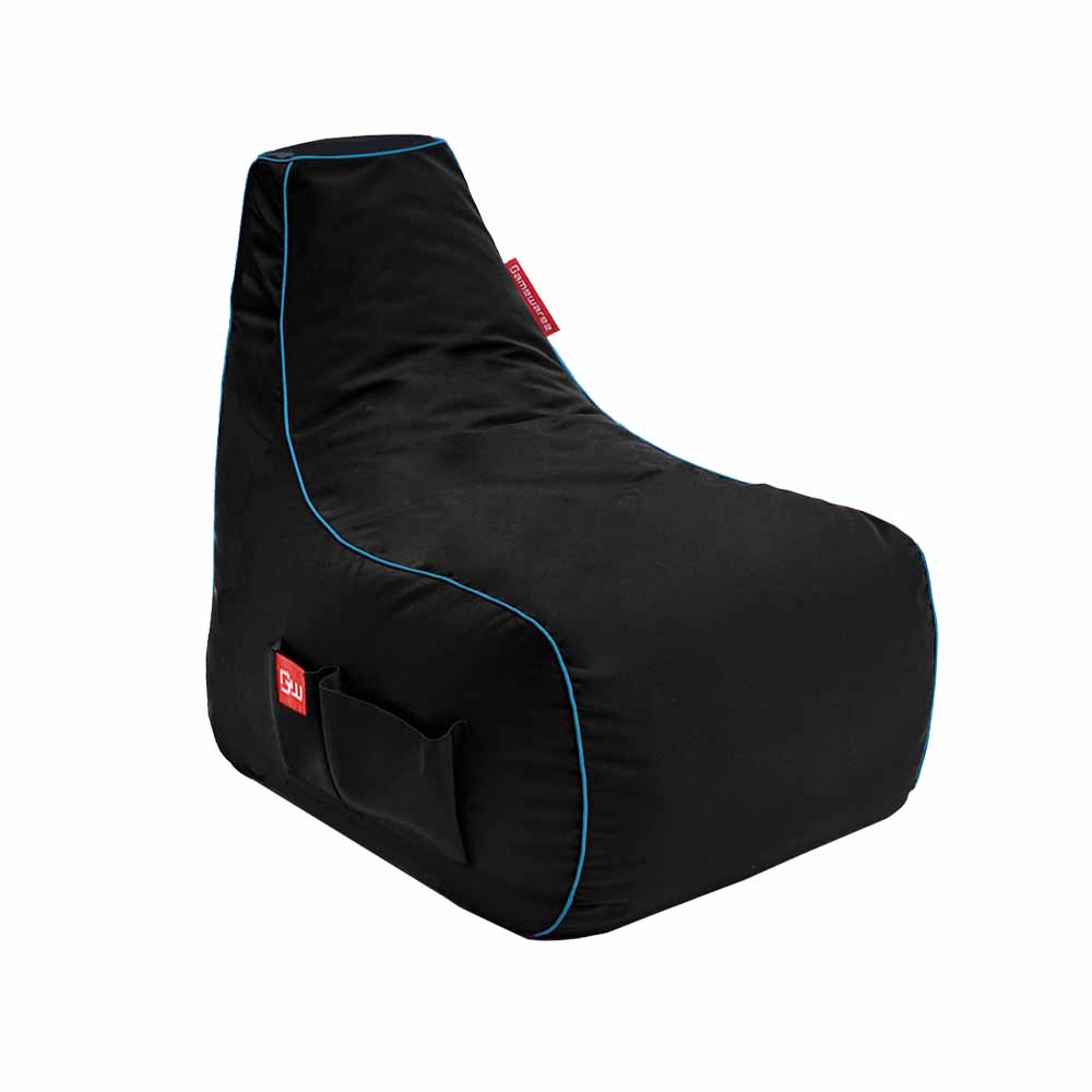 Gaming Sitzsack Beta - Fabric Arctic Mage (Schwarz/Blau) 