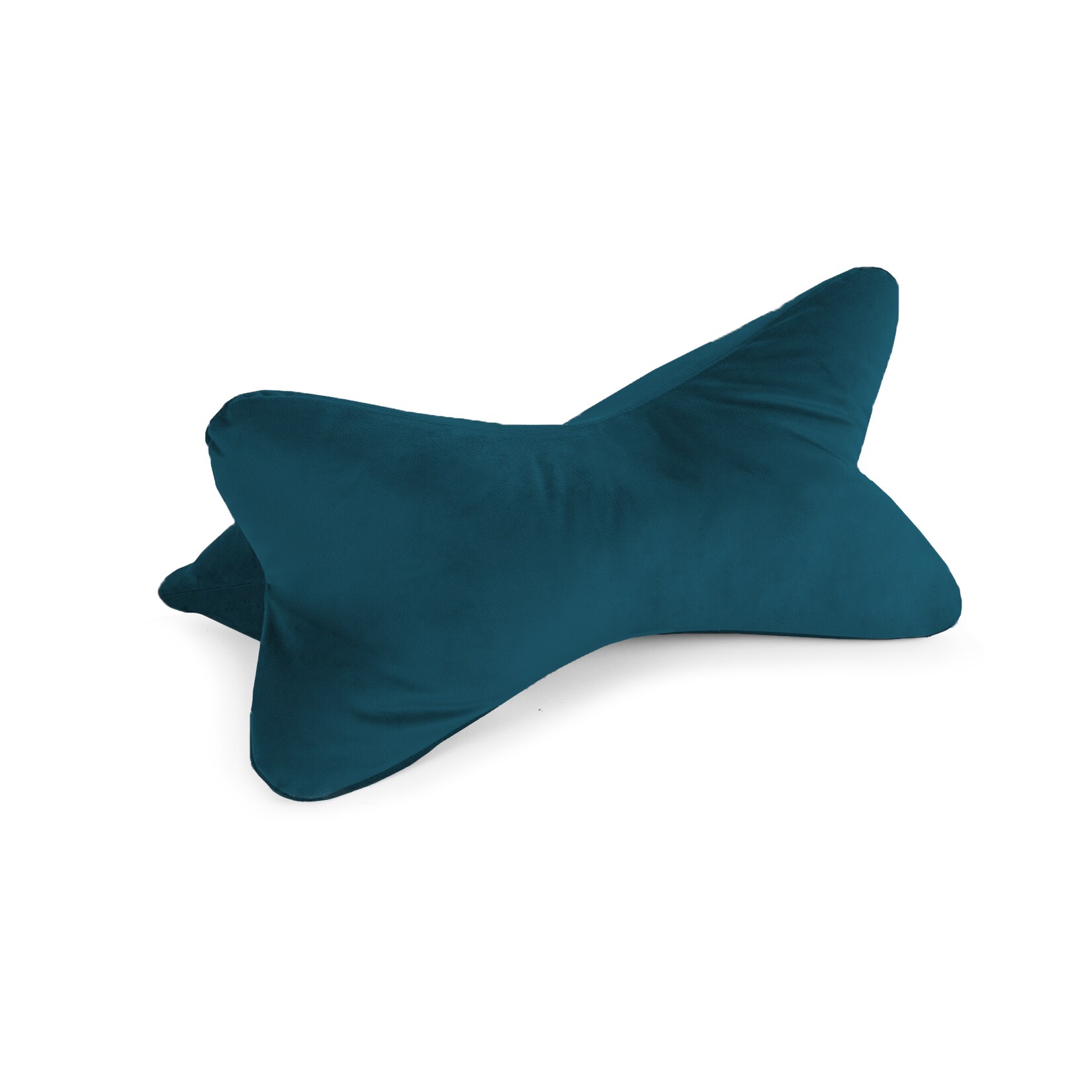 Leseknochen Cozy Samt petrol