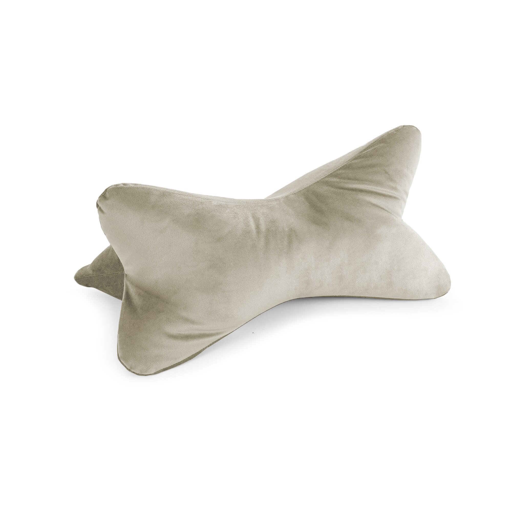 Leseknochen Cozy Samt beige 
